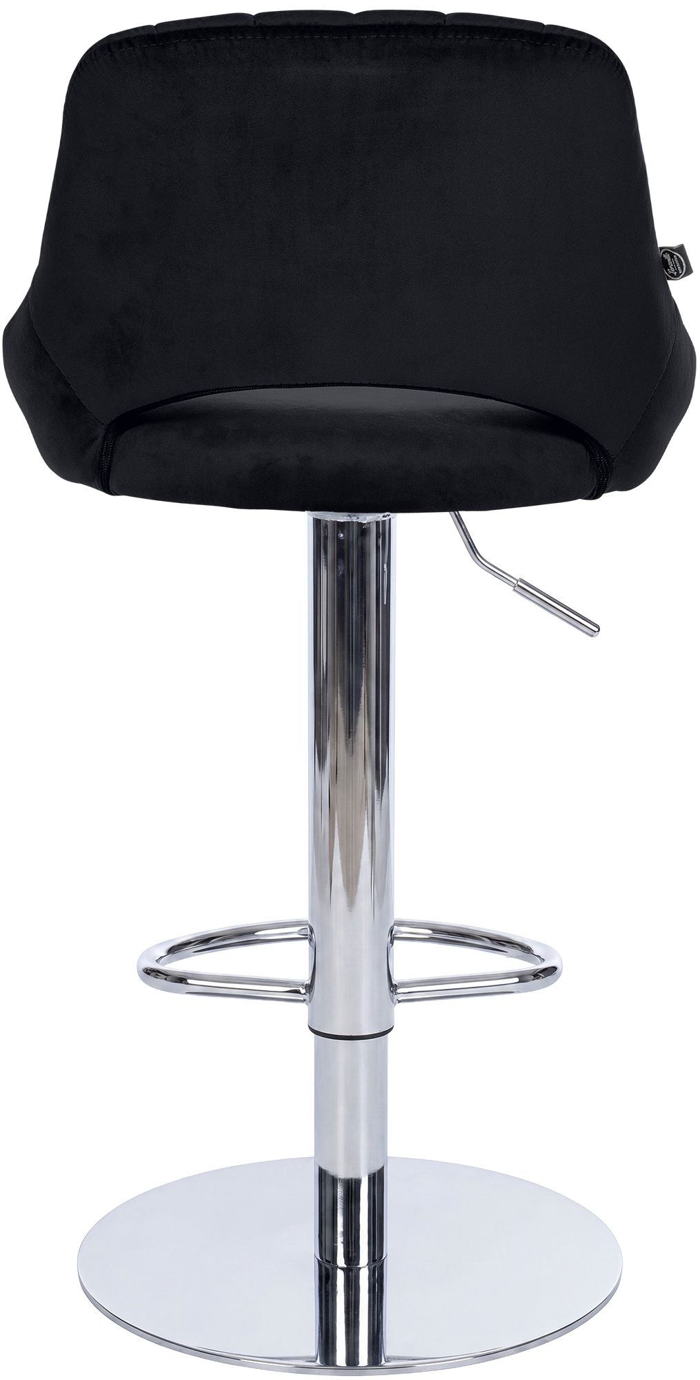Barhocker Milet Chrom mit extra schwerem Standfuß