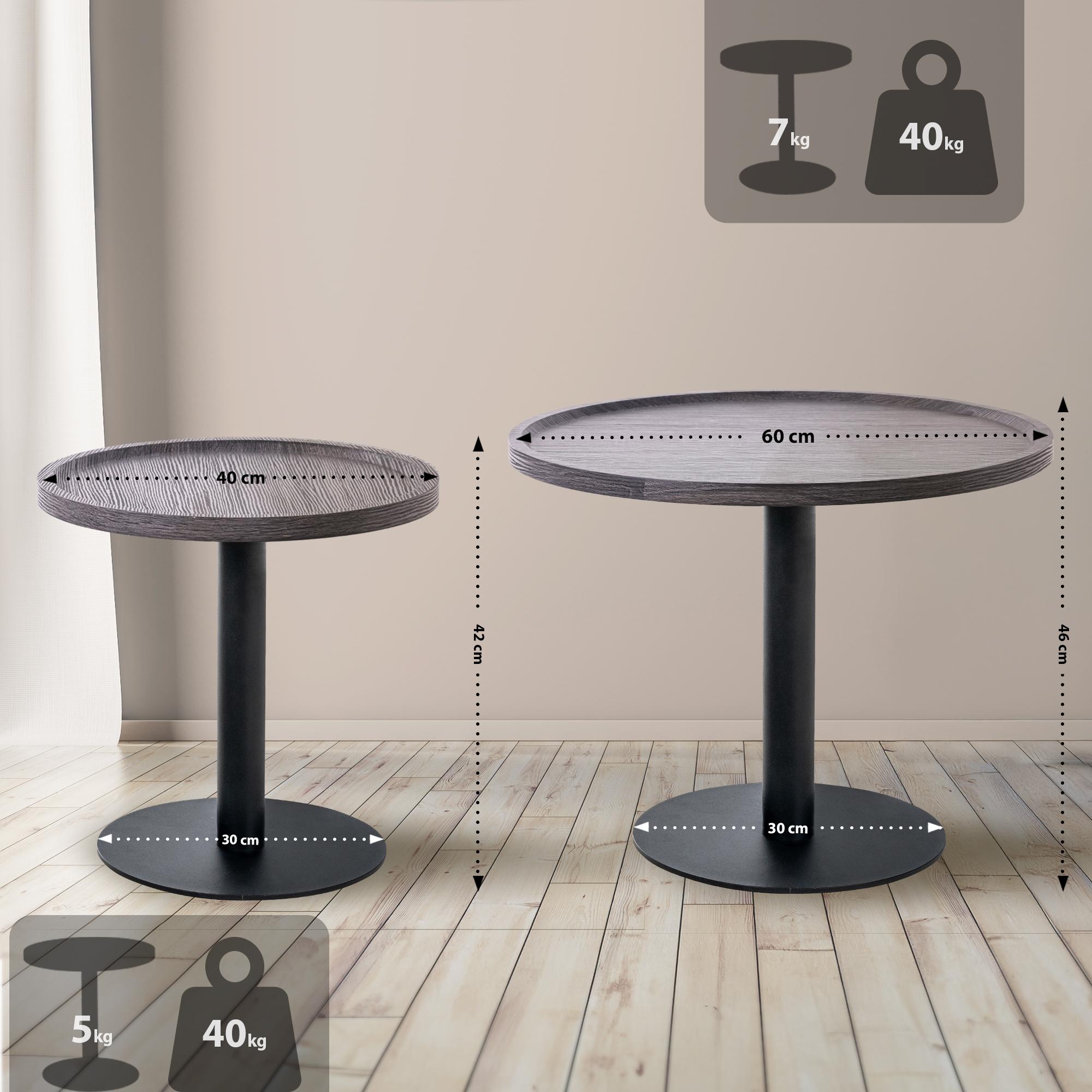 2er Set Beistelltische Aspen