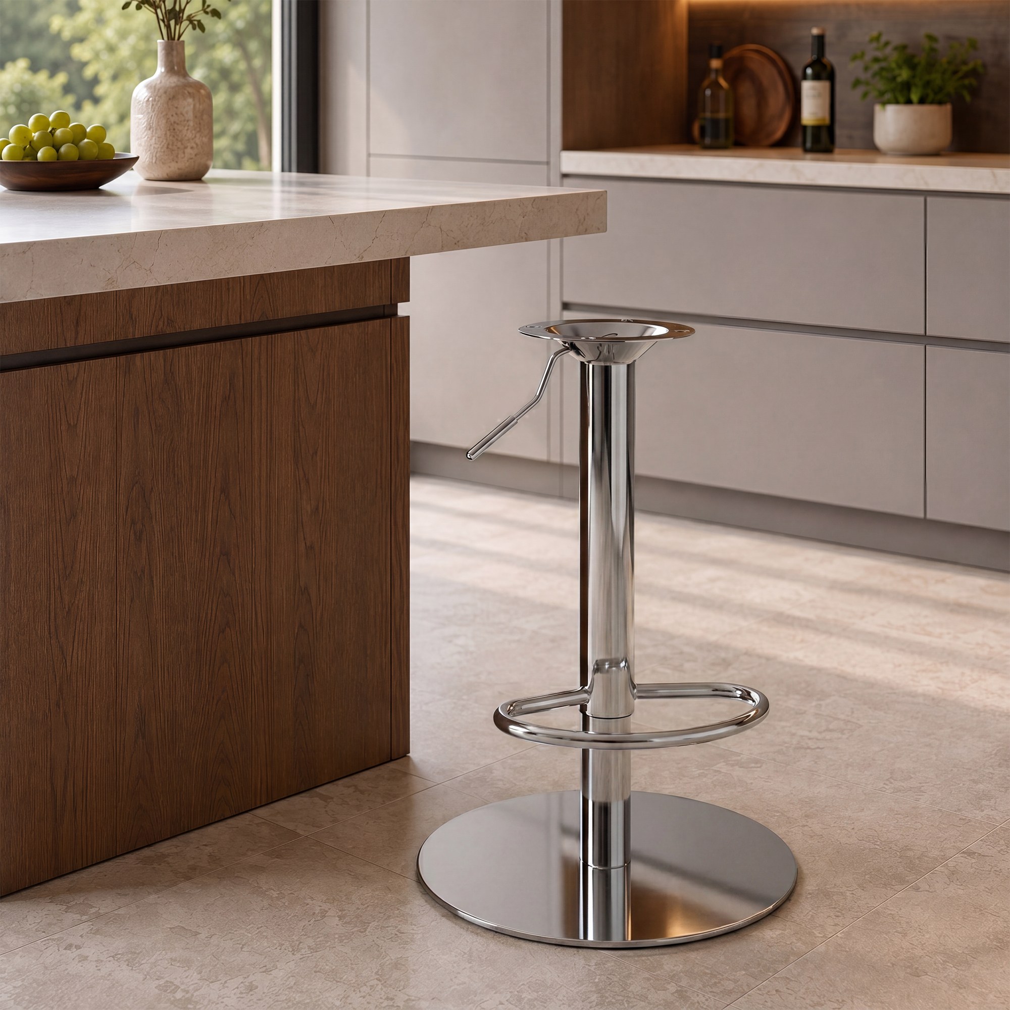 Ersatzgestell für Barhocker bis 150 kg 10 x 10 cm Lochabstand
