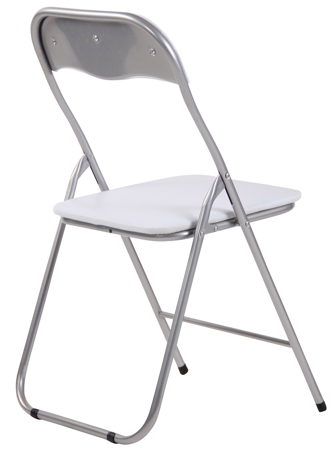 2er Set Klappstuhl Felix weiß/silber
