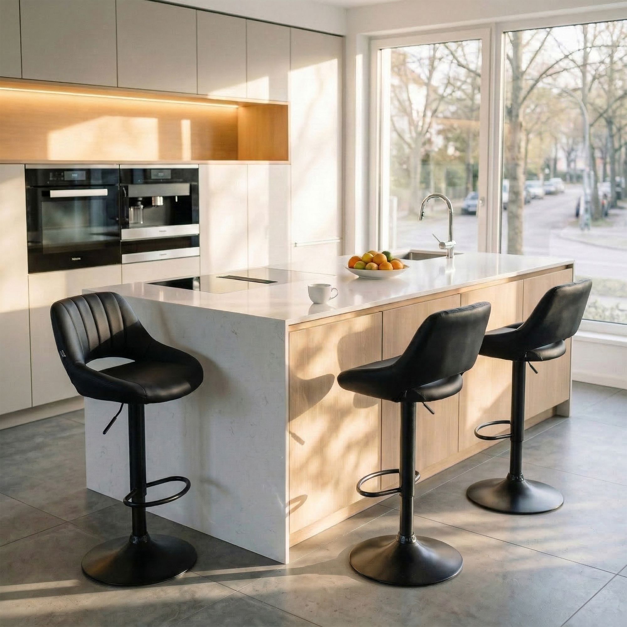 2er Set Barhocker Milet Kunstleder