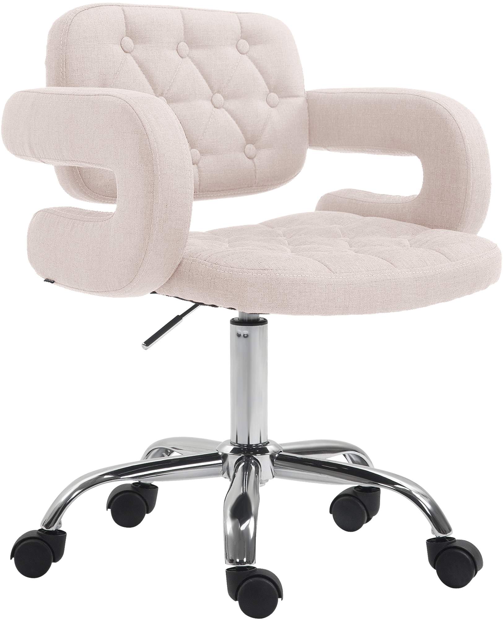 Arbeitshocker Dublin Stoff beige