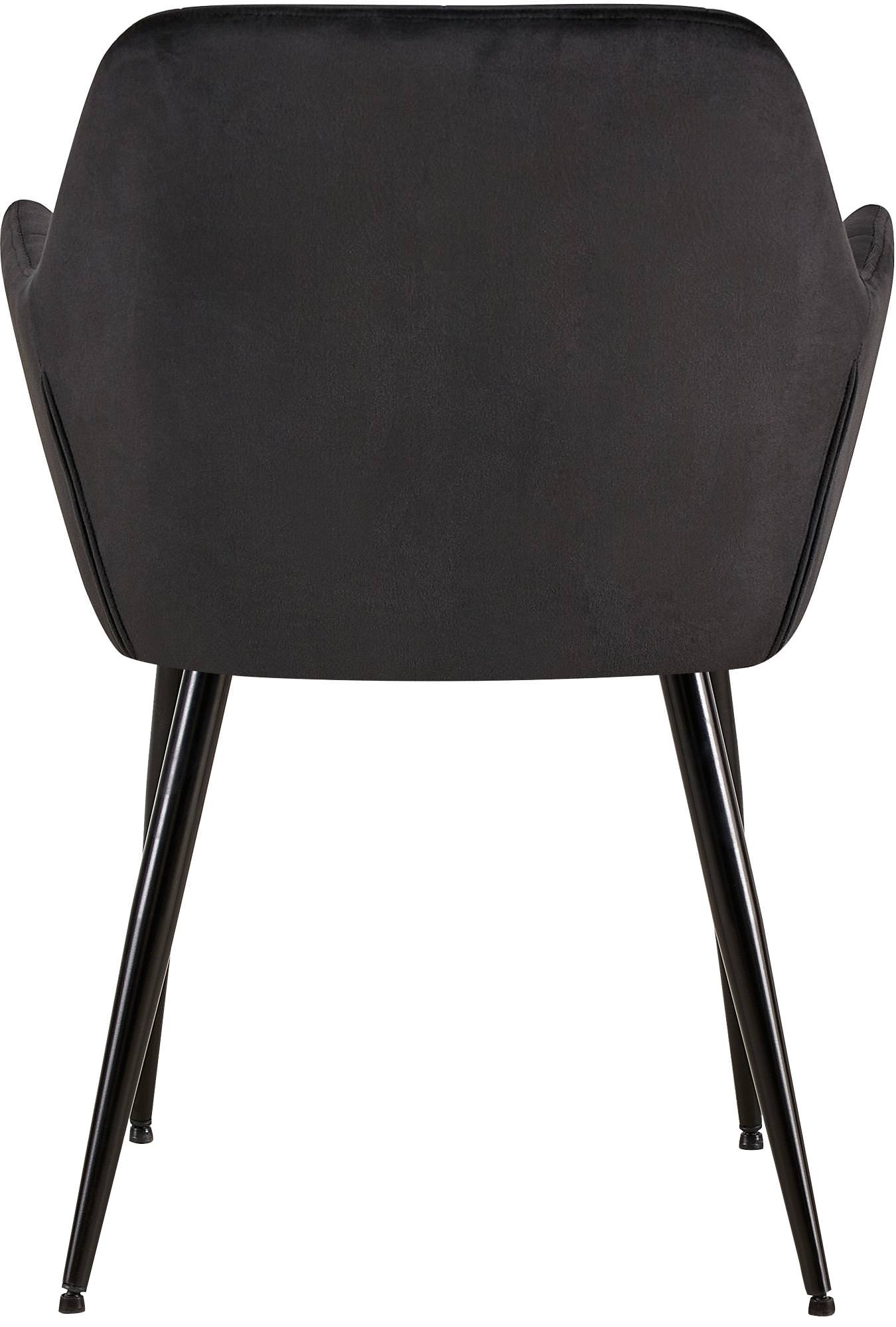2er Set Esszimmerstuhl Emia Samt