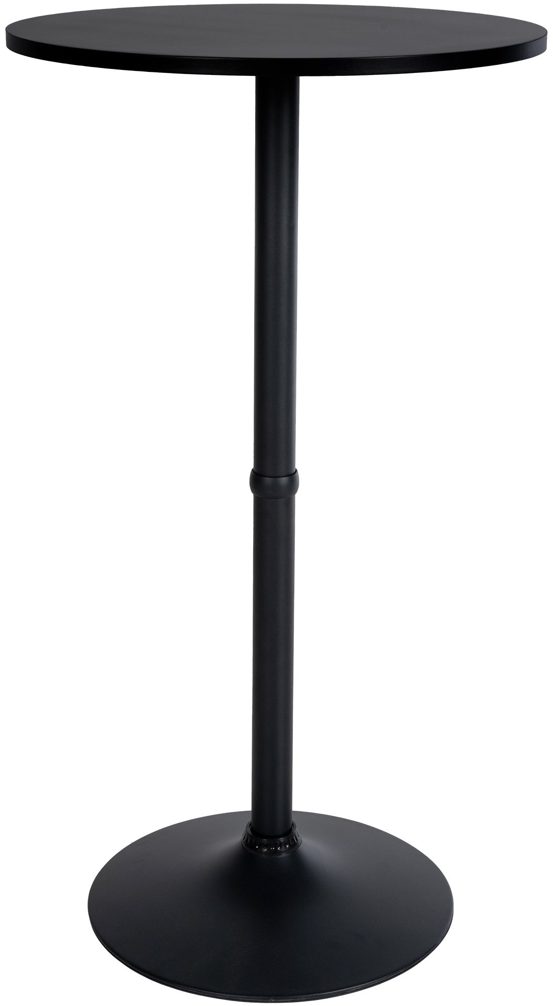 Bartisch-Set Lumo mit zwei Barhockern schwarz