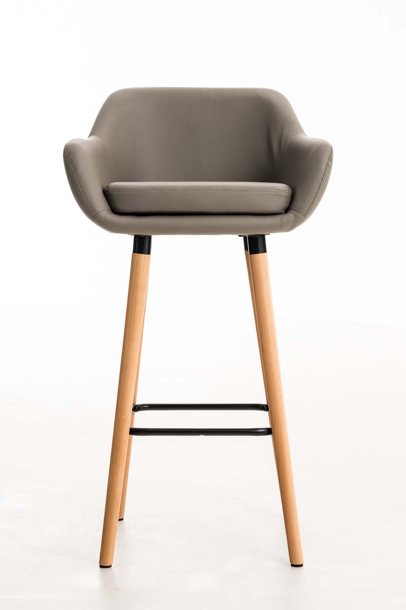 Barhocker Grant Kunstleder taupe