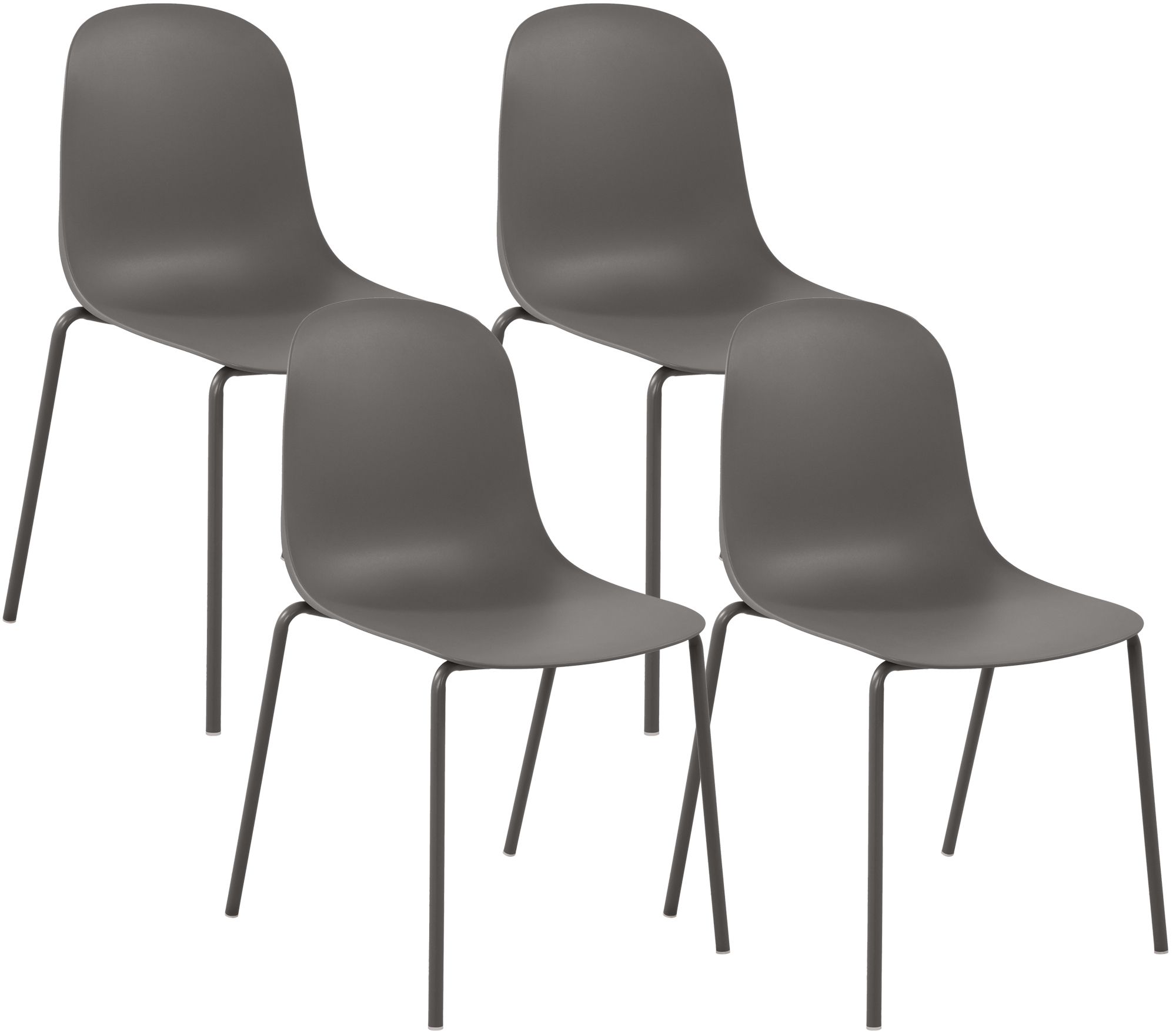 4er Set Stapelstühle Hardin