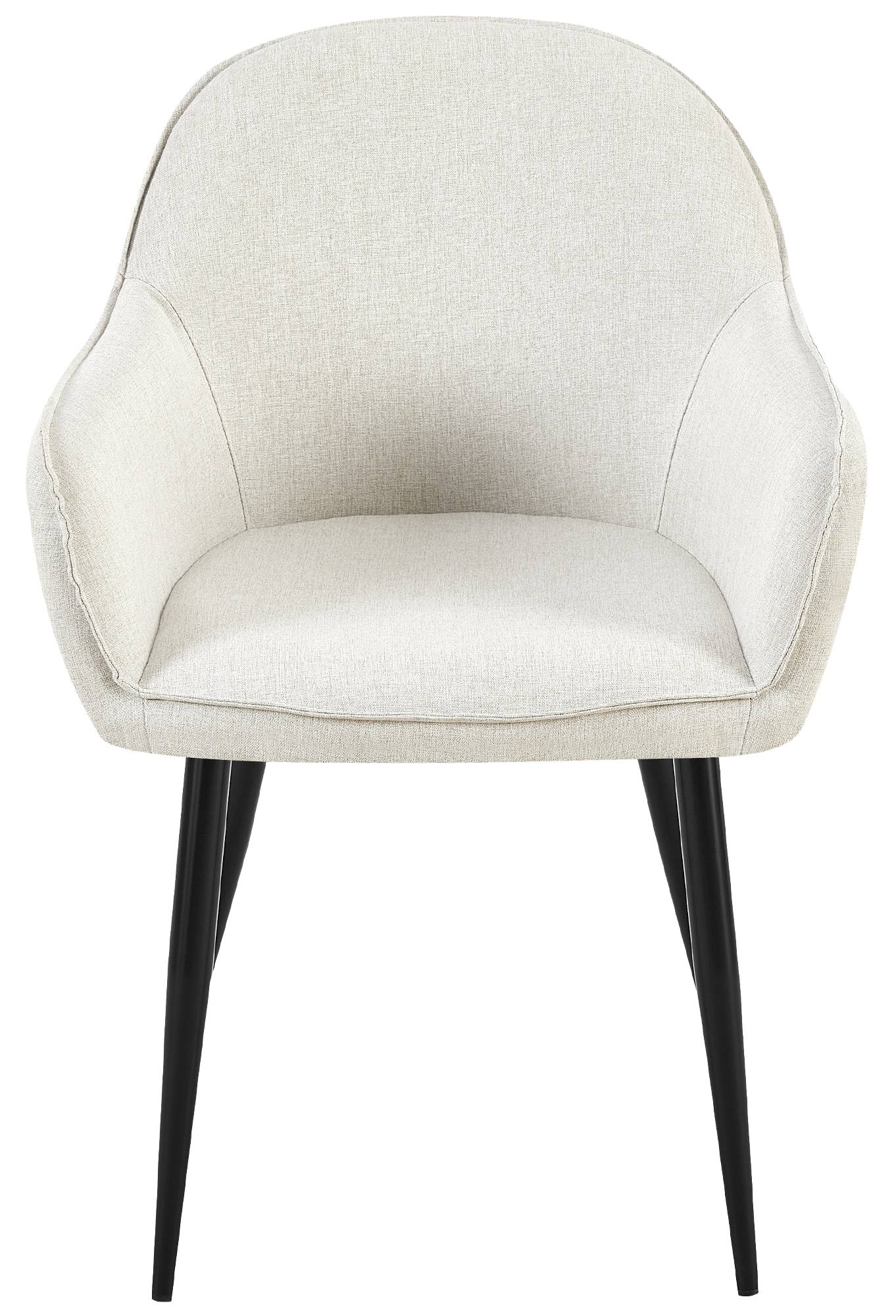 Esszimmerstuhl Boise Stoff creme