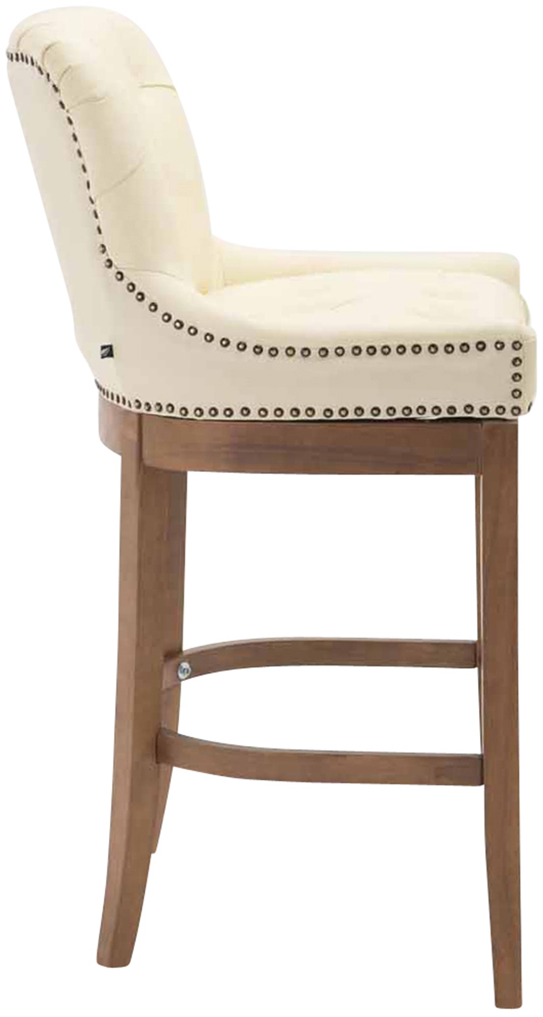 Barhocker Lakewood Echtleder, Antik-hell