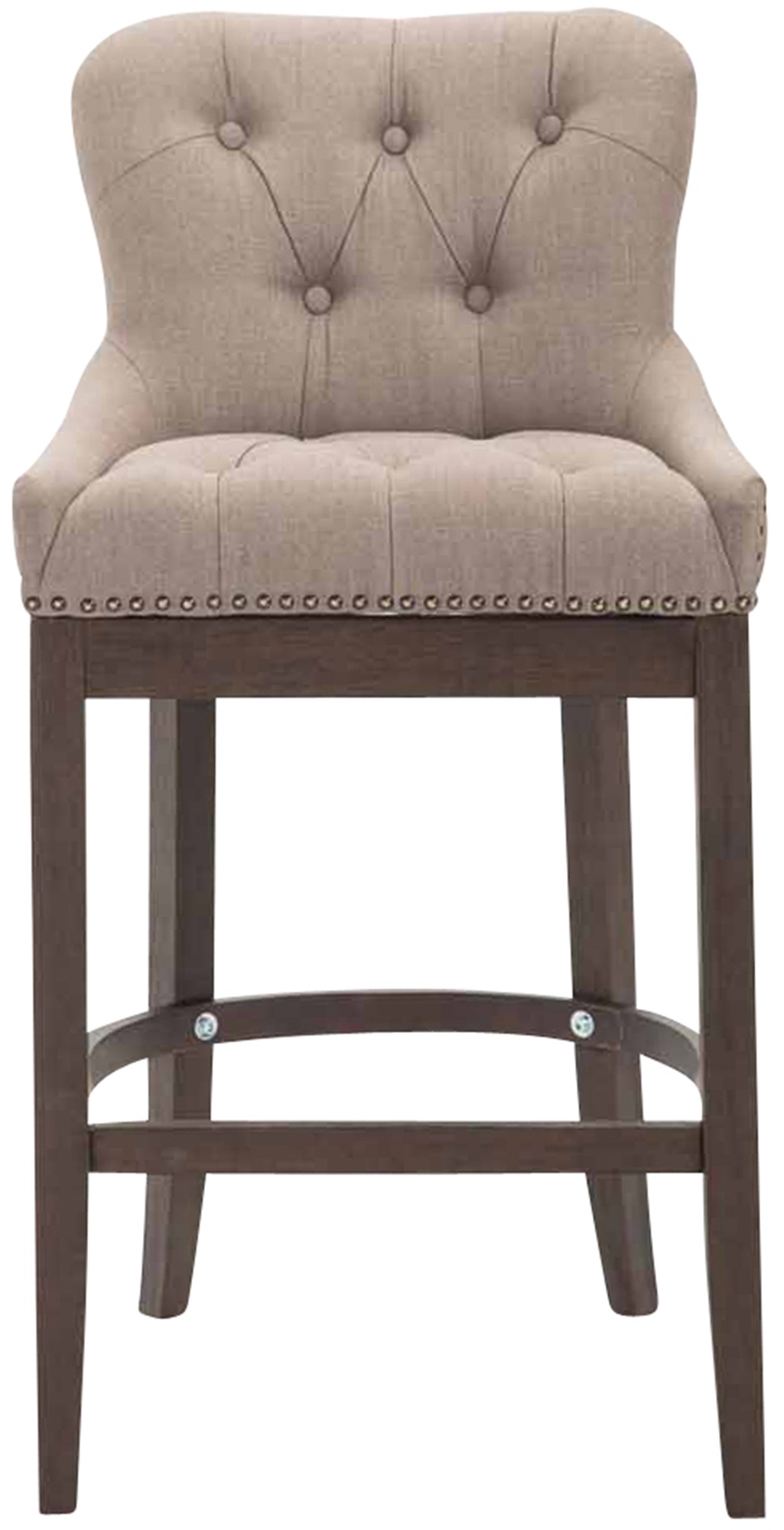 Barhocker Lakewood Stoff, Antik-dunkel