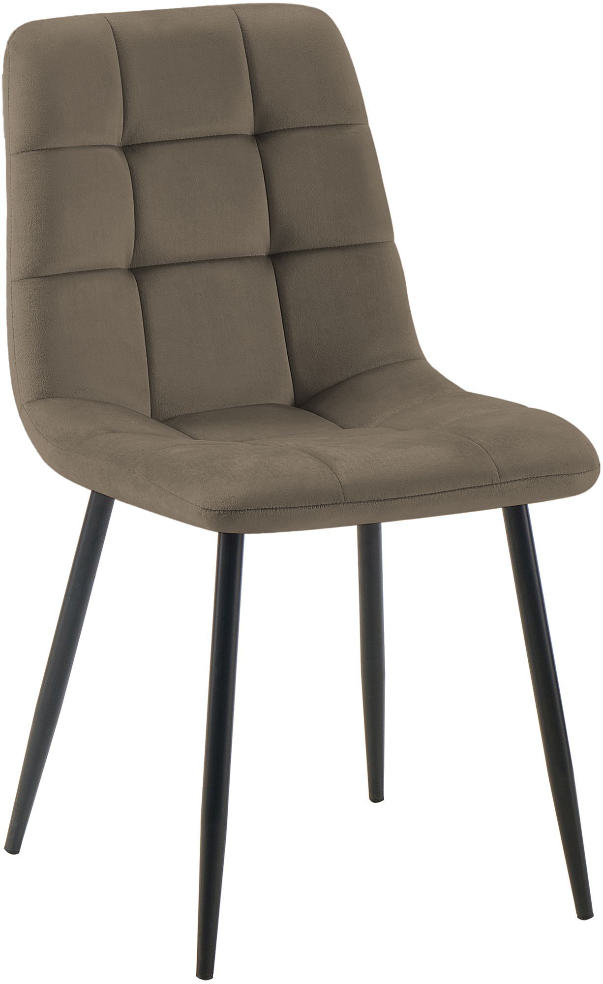 Esszimmerstuhl Tilde taupe Samt