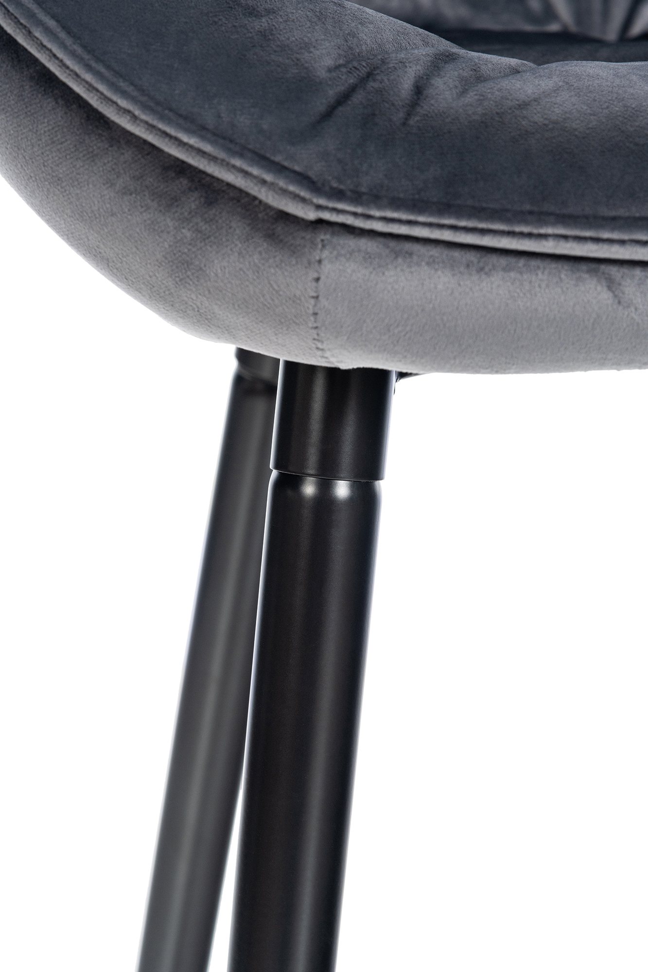 2er Set Barhocker Gibson Samt Sitzhöhe 76 cm