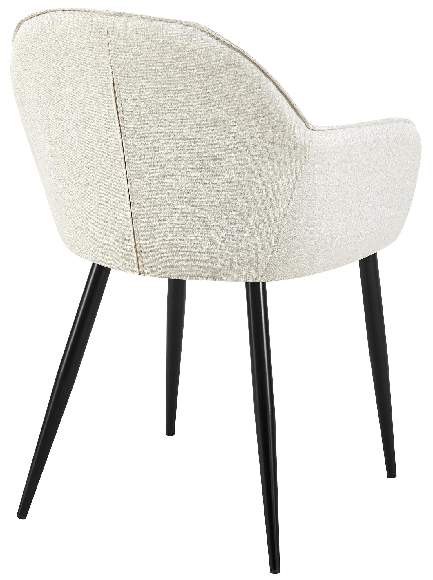 Esszimmerstuhl Boise Stoff creme