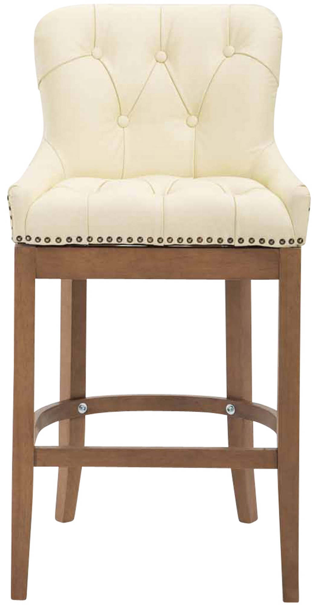 Barhocker Lakewood Echtleder, Antik-hell