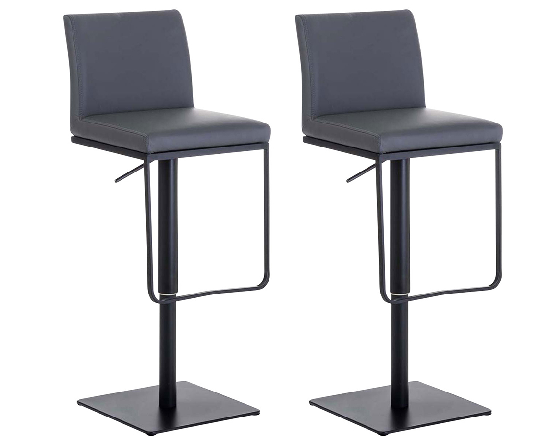 2er Set Barhocker Panama Kunstlederbezug