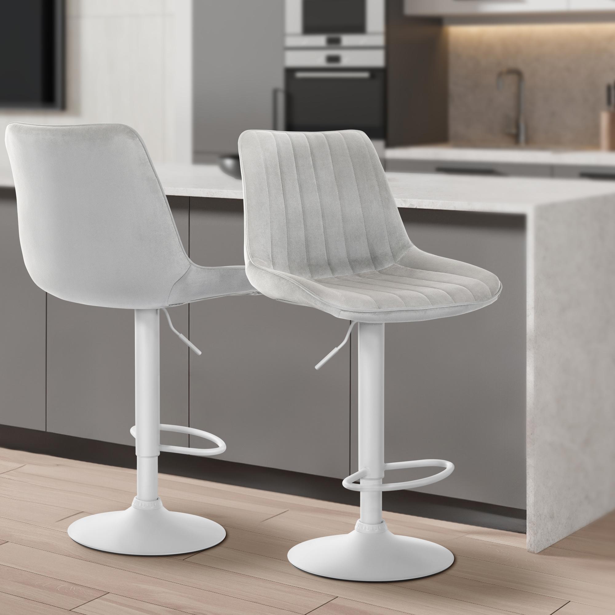 2er Set Barhocker Toni Samt