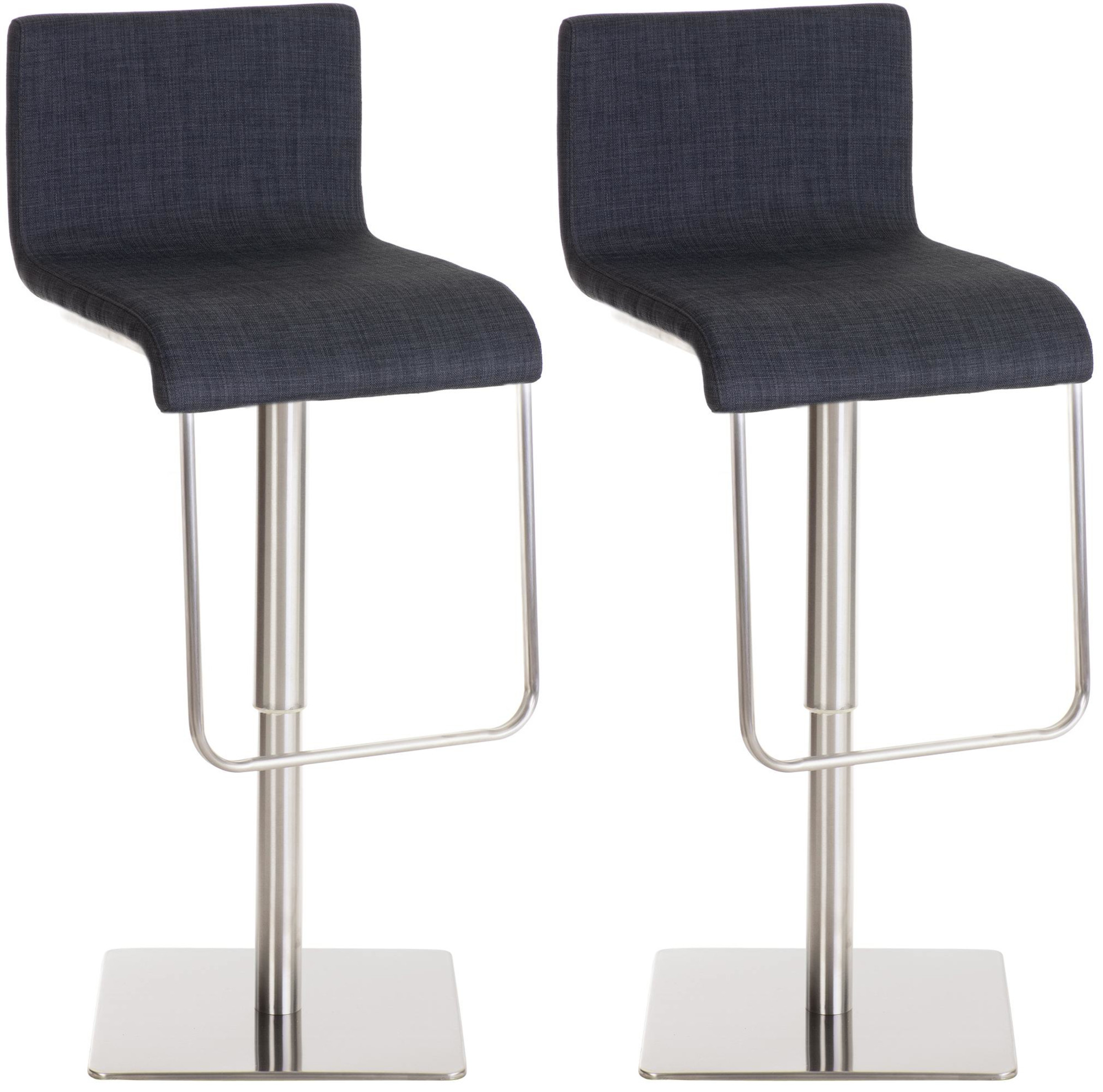 2er Set Barhocker Limon Stoffbezug