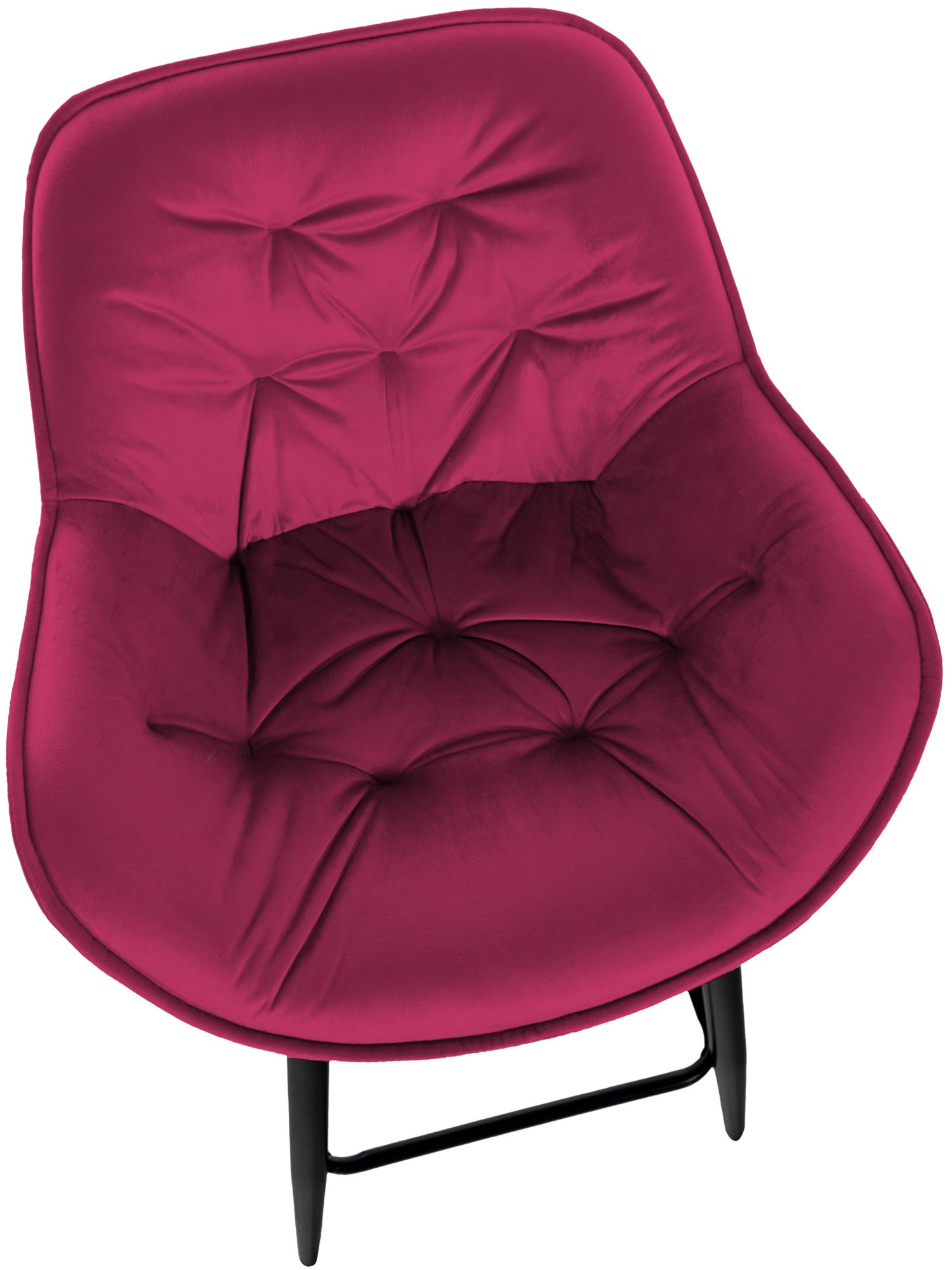 Barhocker Gibson Samt Sitzhöhe 76 cm
