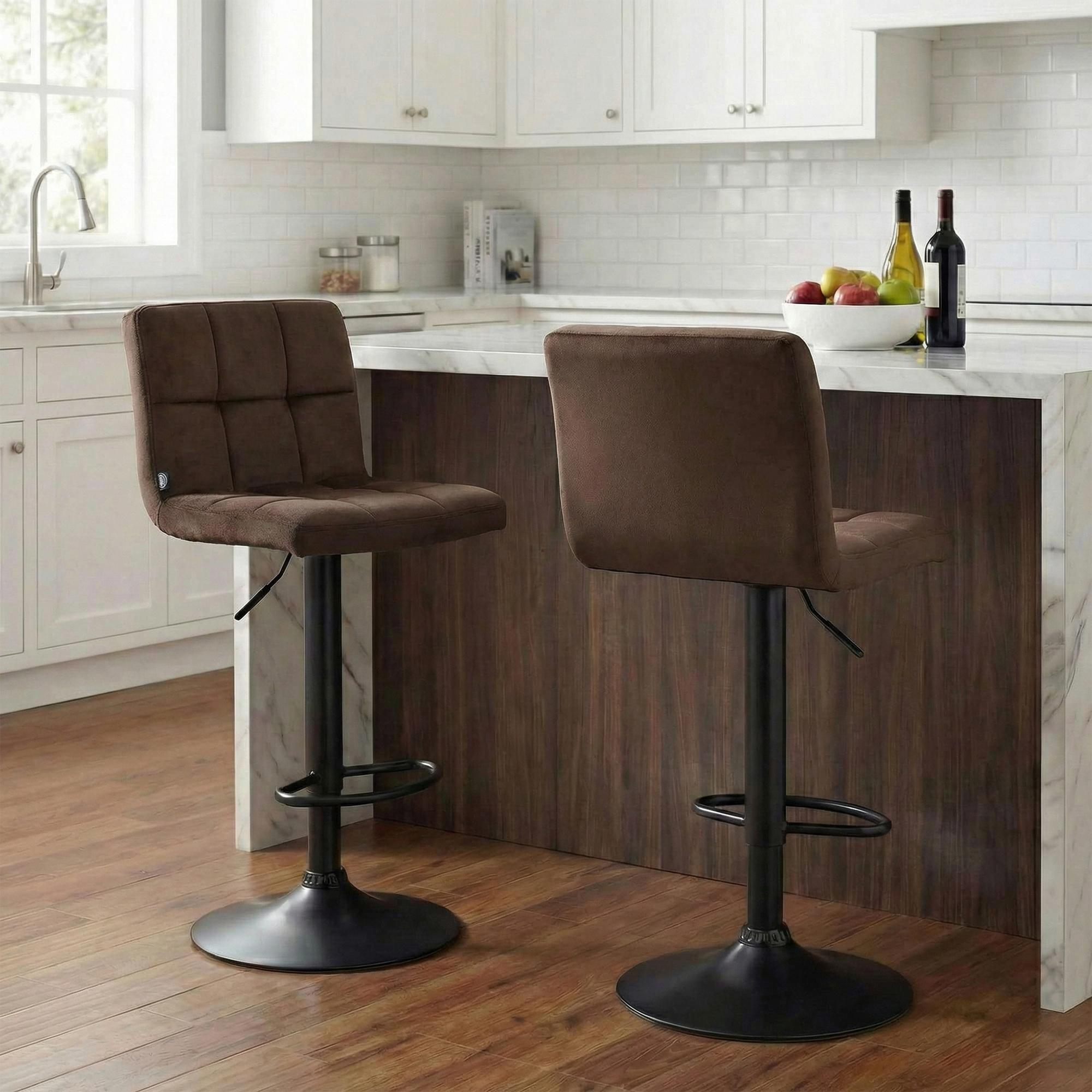 2er Set Barhocker Peru Samt