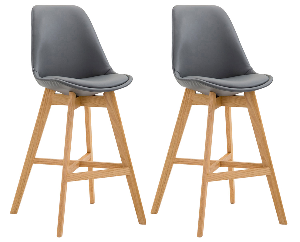 2er Set Barhocker Cannes Kunstleder