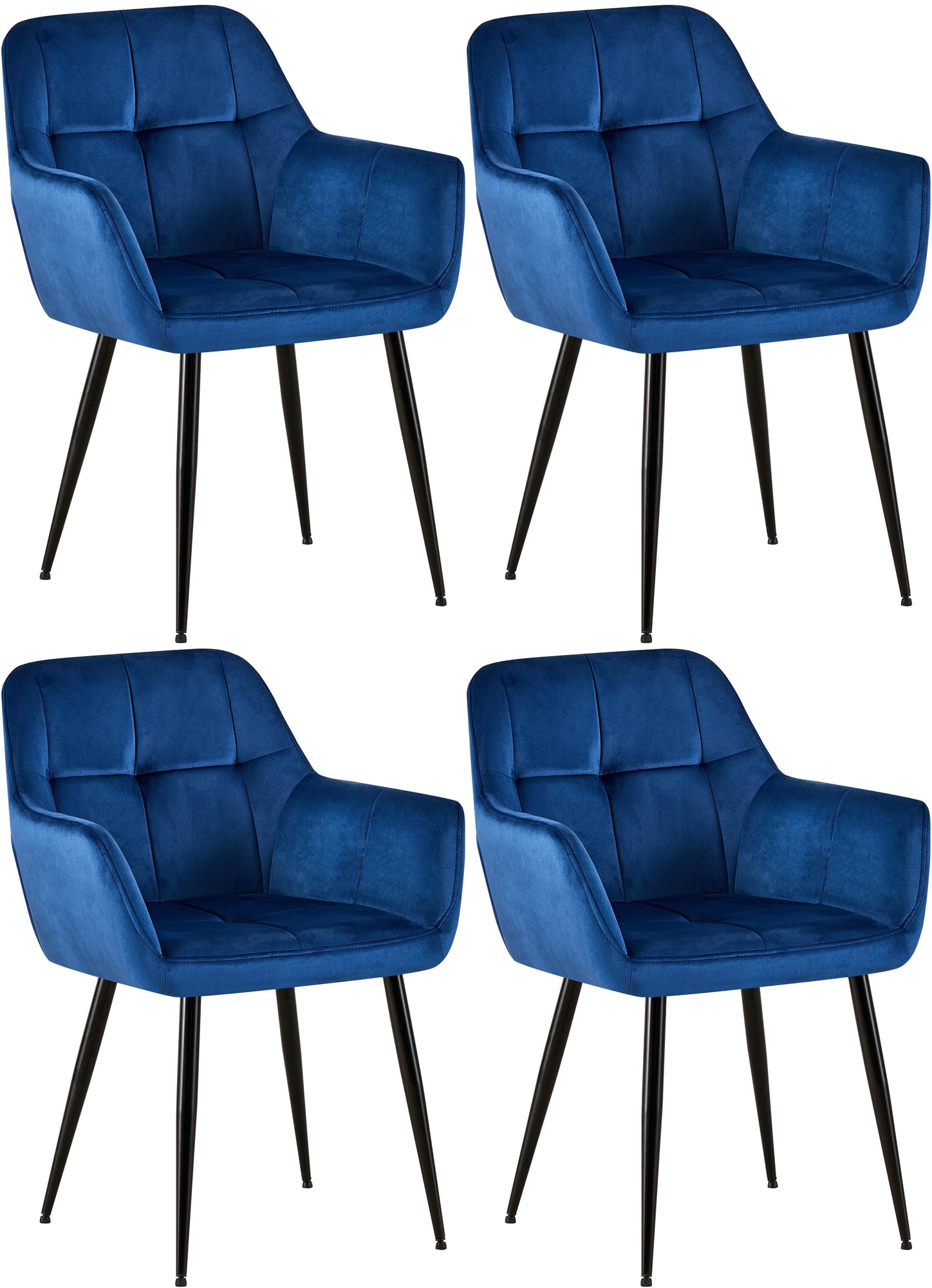 4er Set Esszimmerstühle Emia