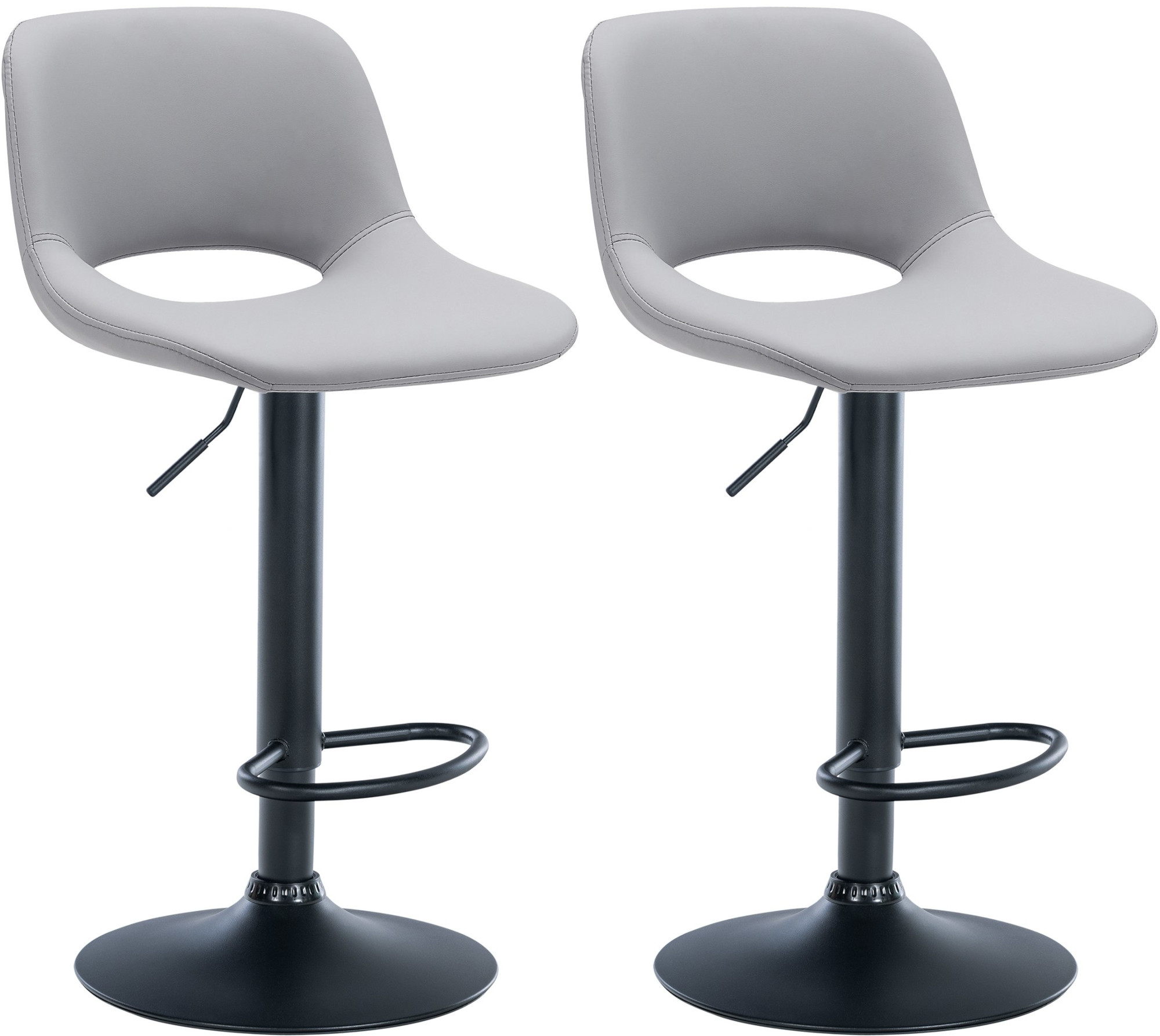 2er Set Barhocker Camden Kunstleder