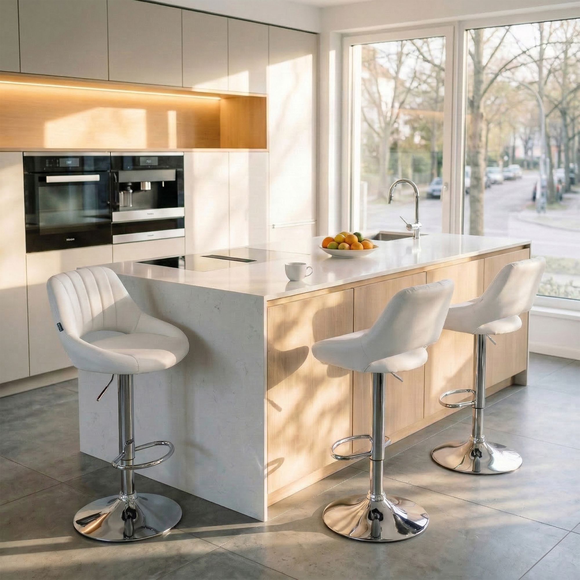 2er Set Barhocker Milet Kunstleder