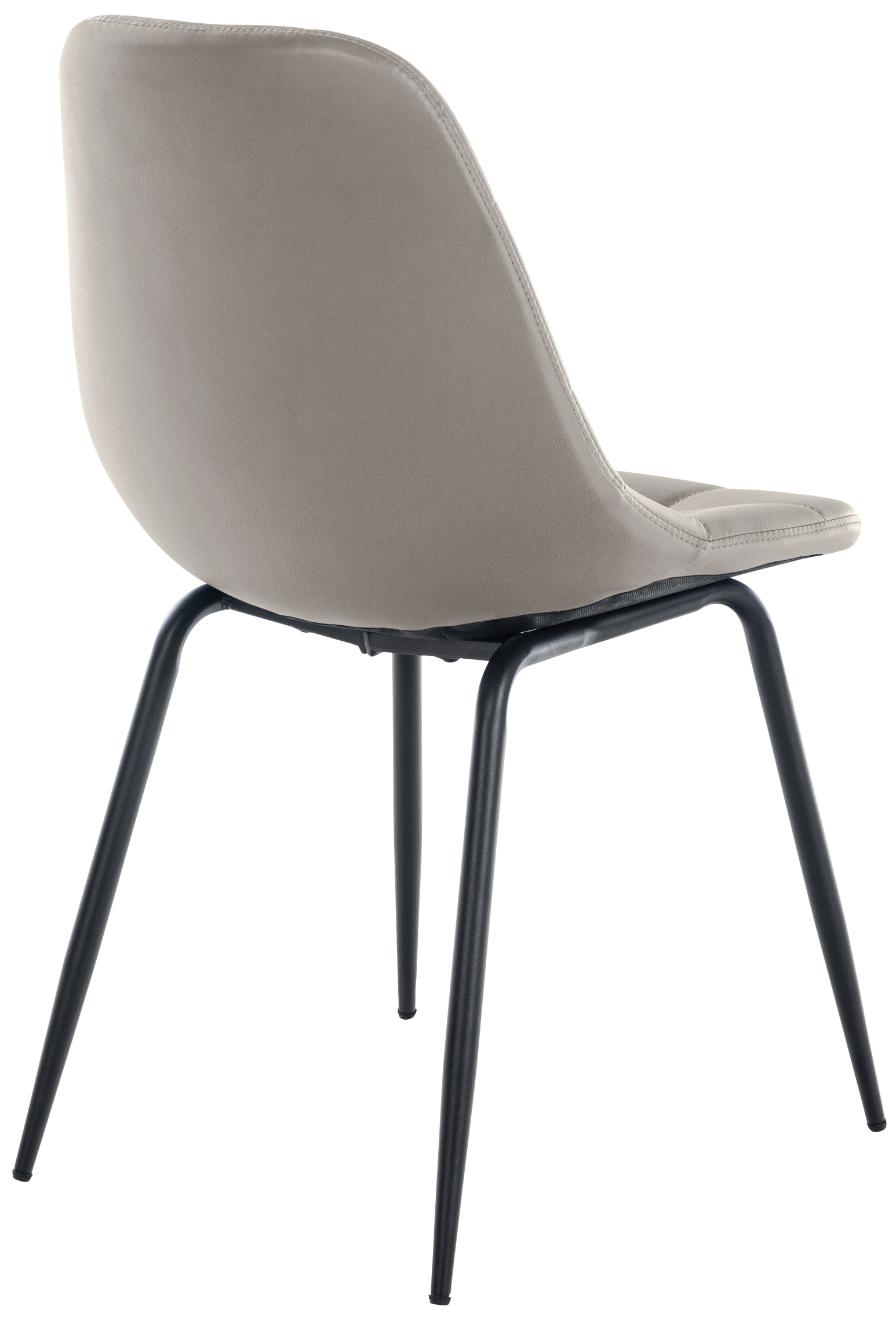 Stuhl Tom taupe Kunstleder