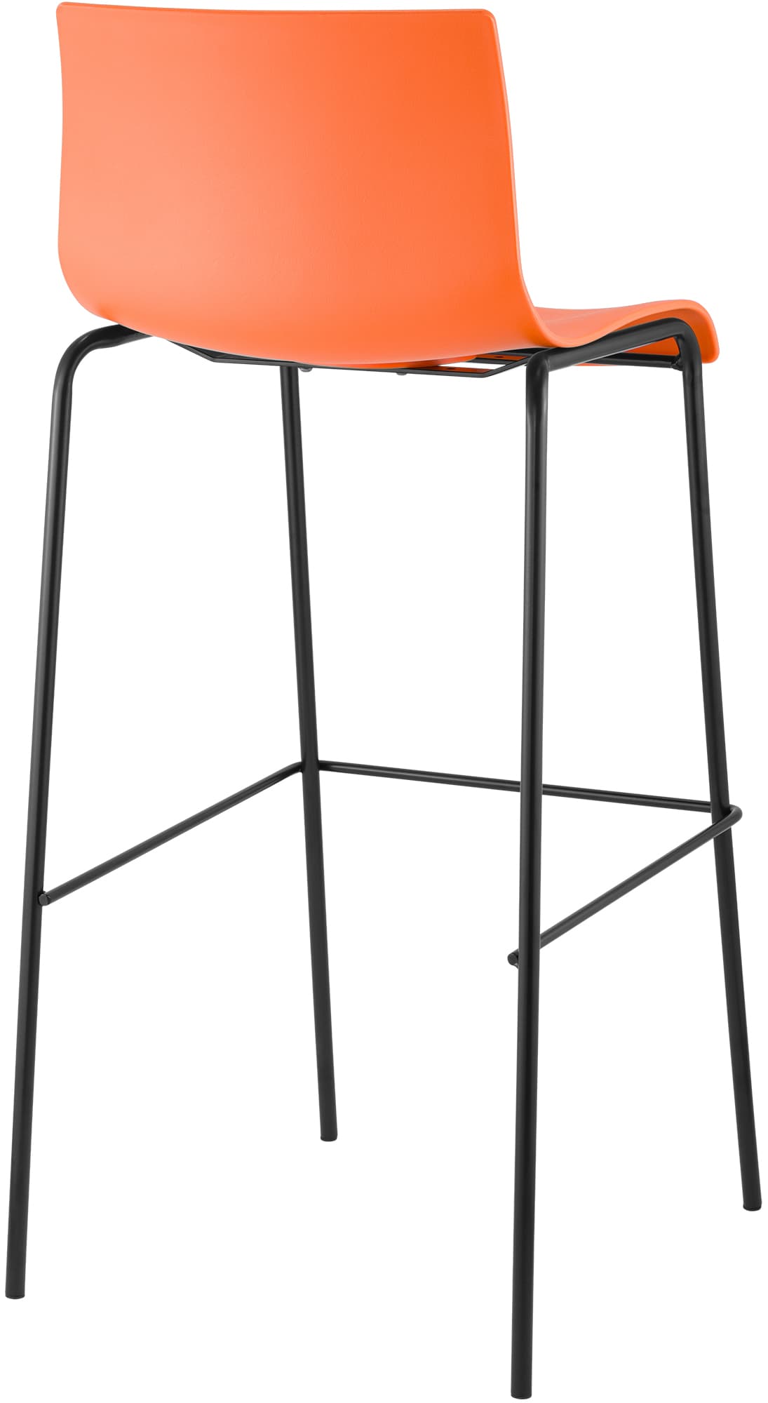 Barhocker Hover Kunststoff 4-Fuß Gestell