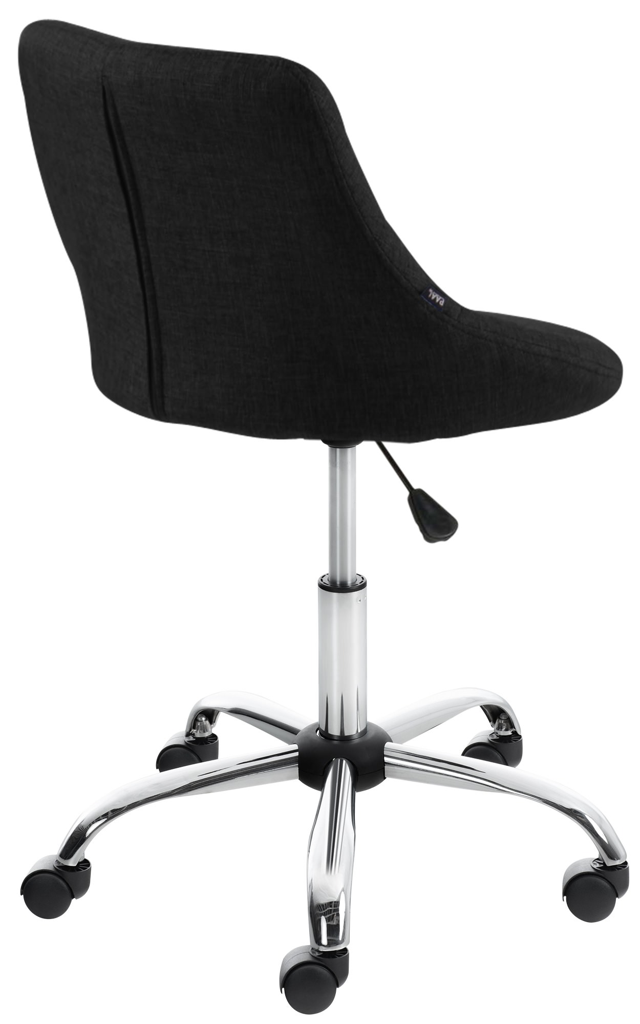 Arbeitshocker Lazio schwarz Stoff