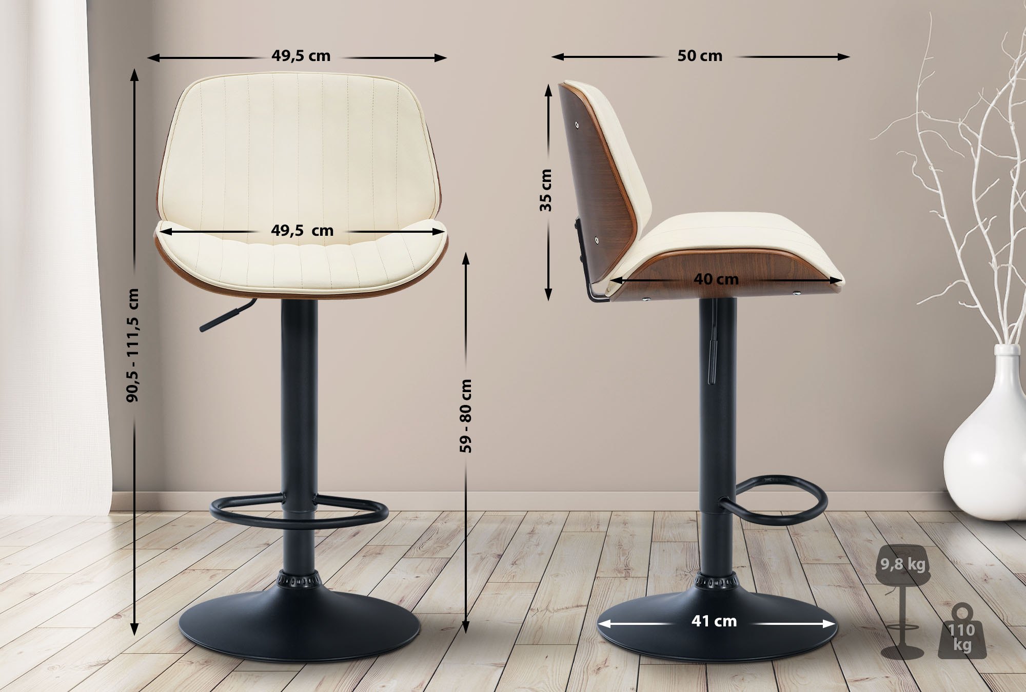 Barhocker Nova Kunstleder