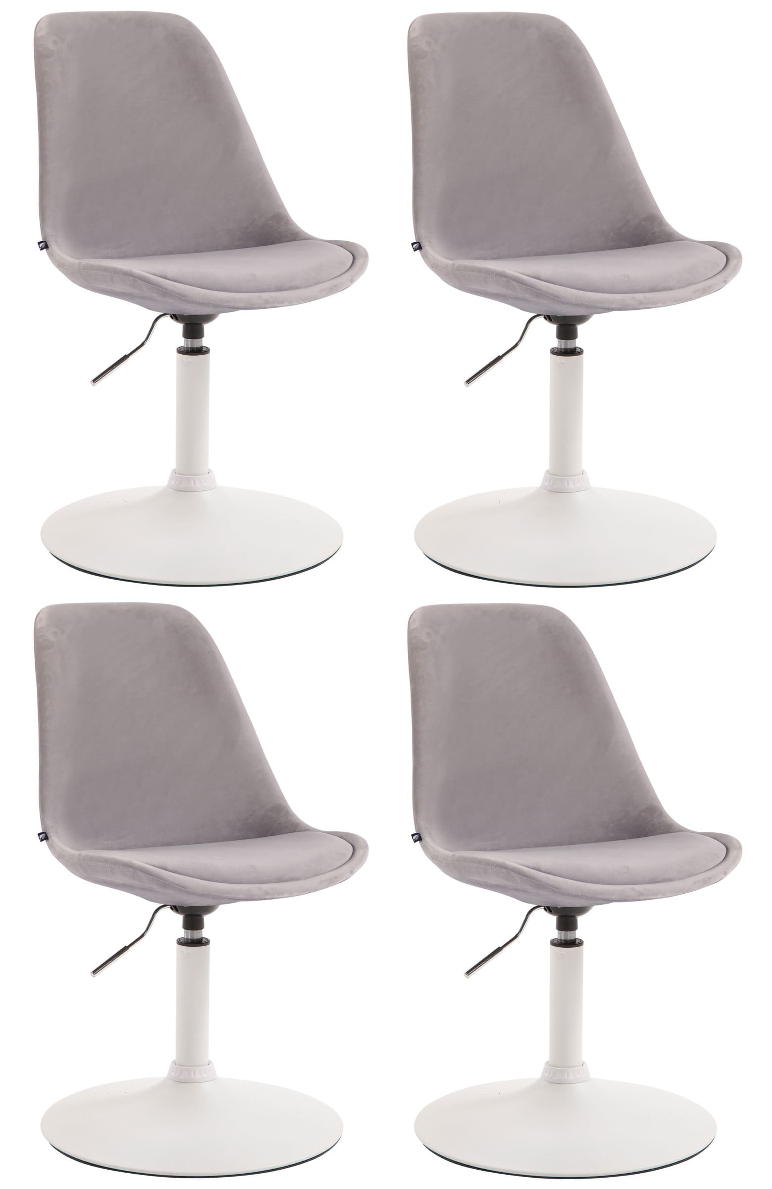 4er Set Esszimmerstühle Maverick Samt