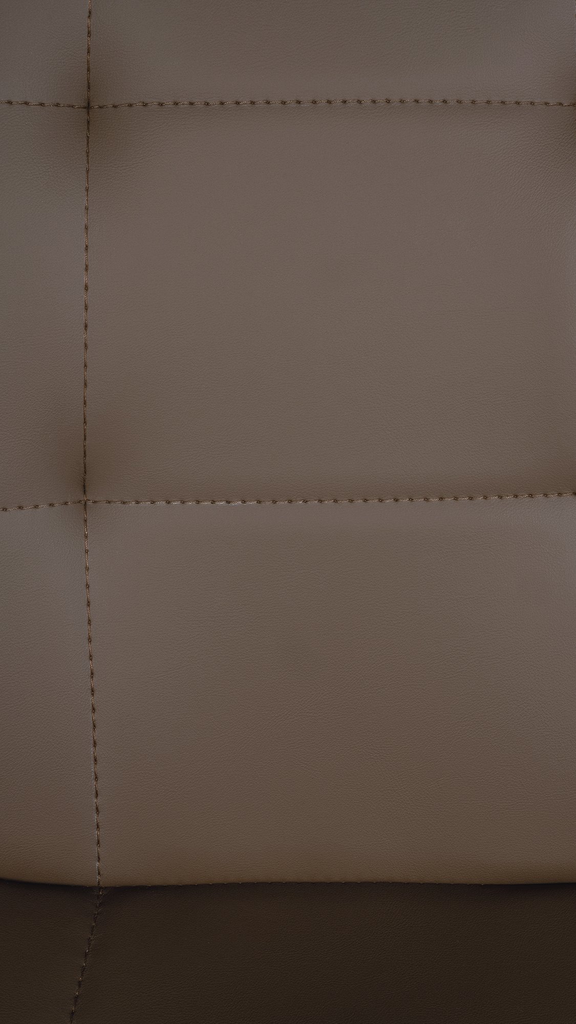 Barhocker Elmore Kunstleder Metall in Chromoptik braun
