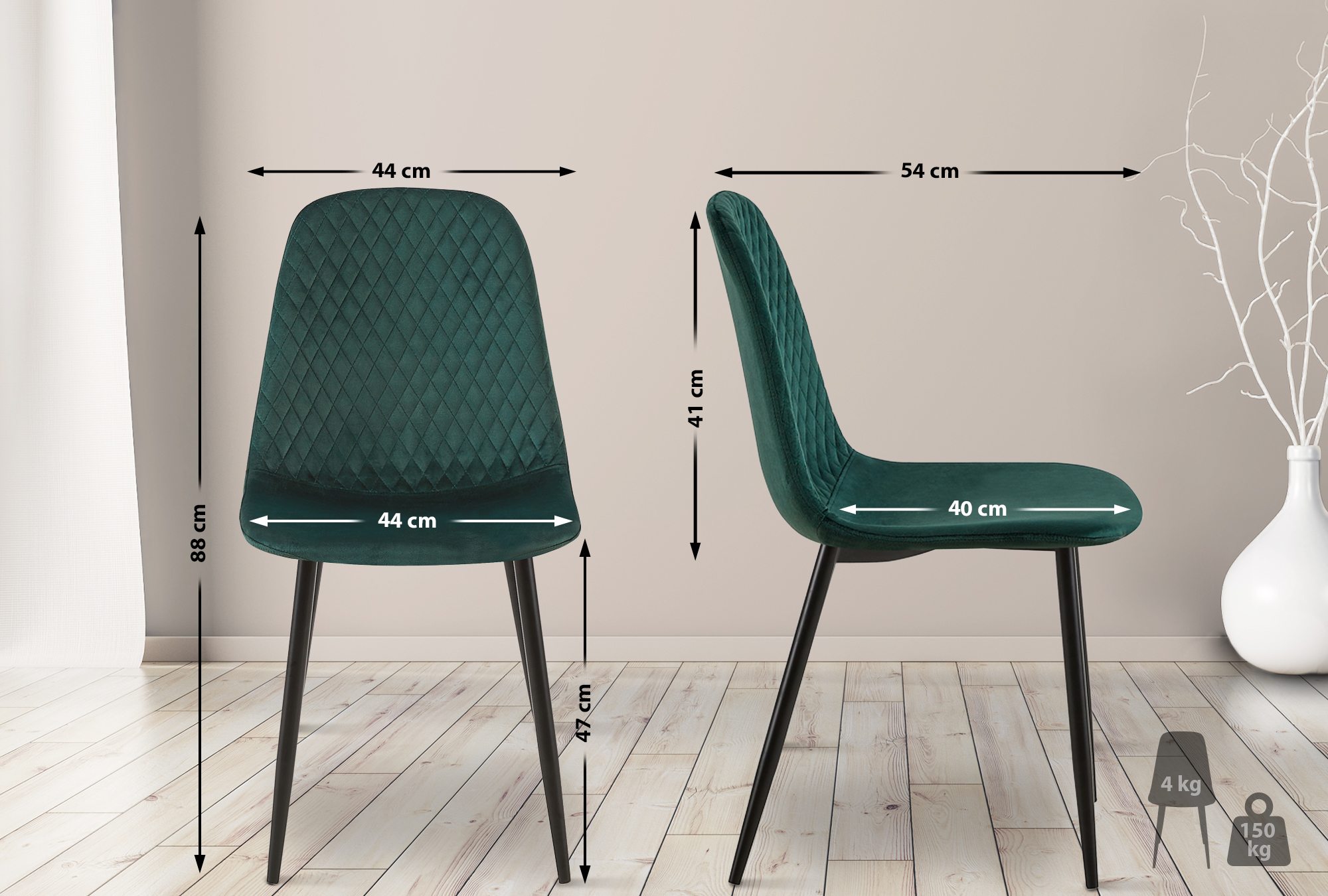4er Set Stühle Giverny