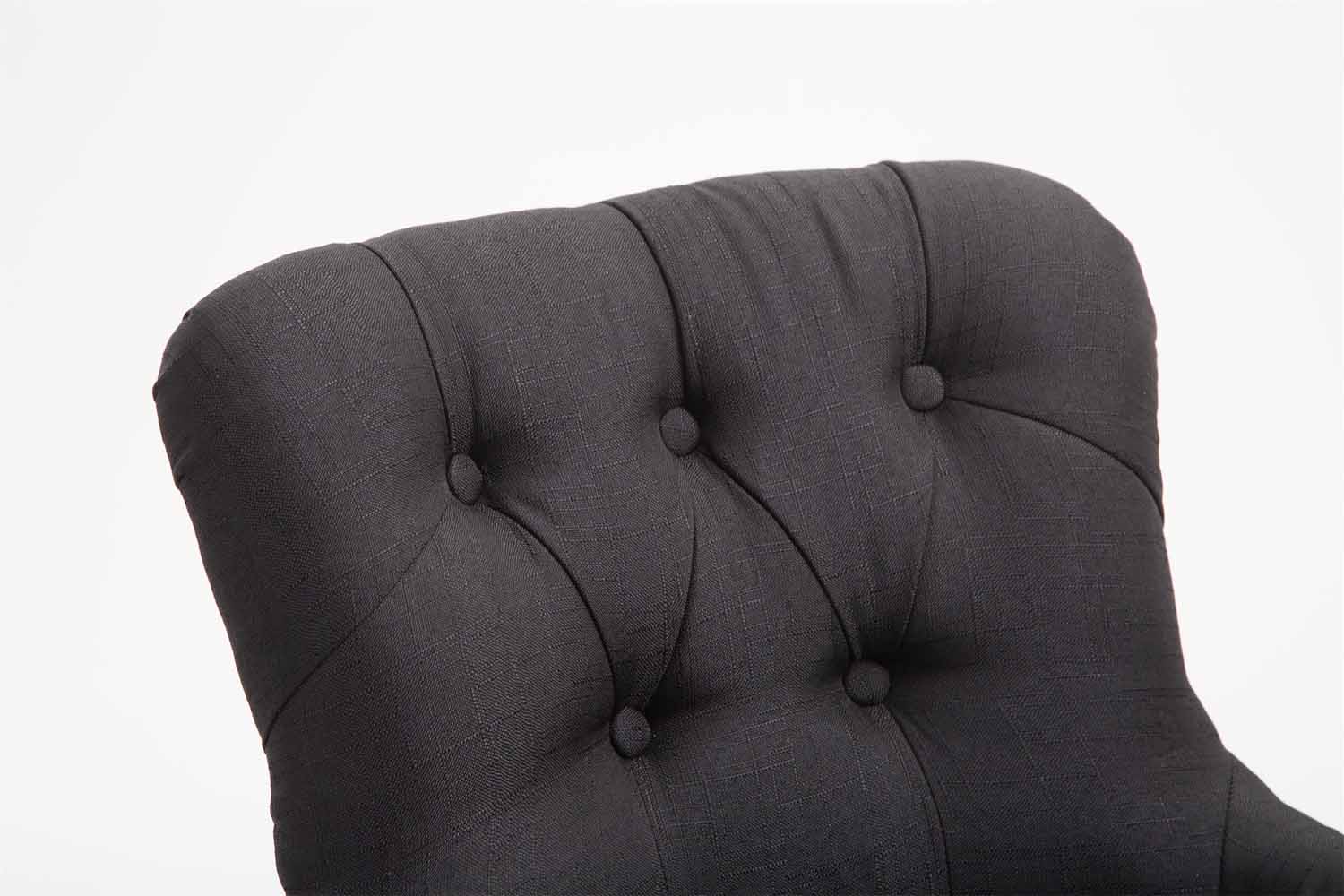 2er Set Barhocker Lakewood Stoff schwarz antik