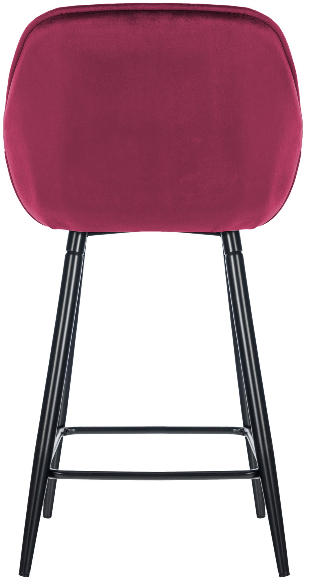 2er Set Barhocker Gibson Samt Sitzhöhe 76 cm