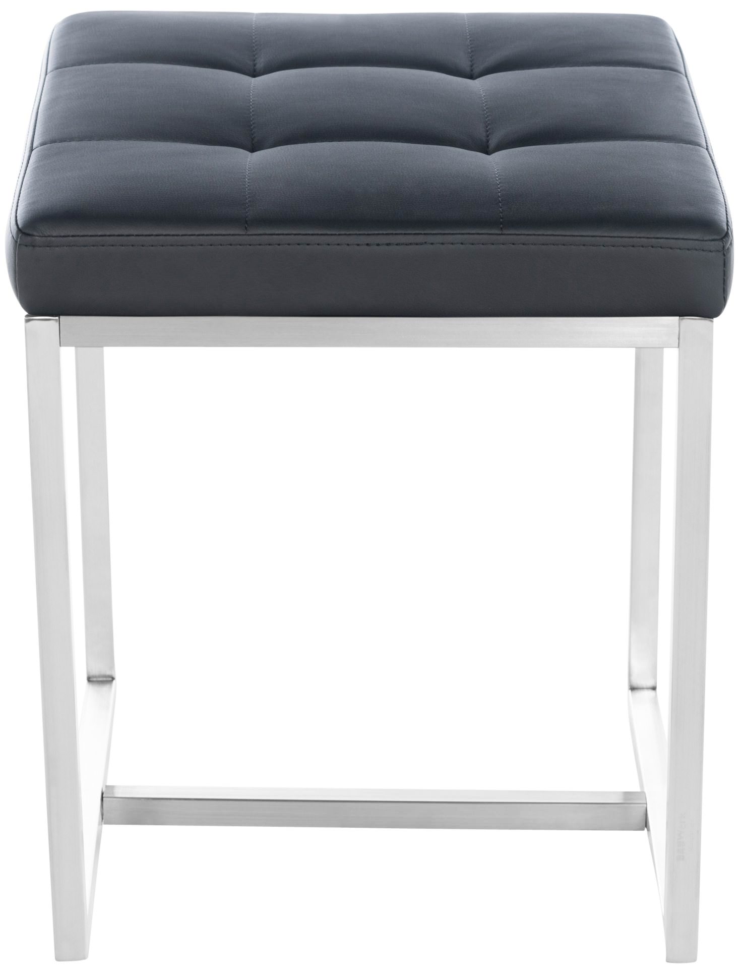 2er Set Edelstahl Sitzhocker Barci