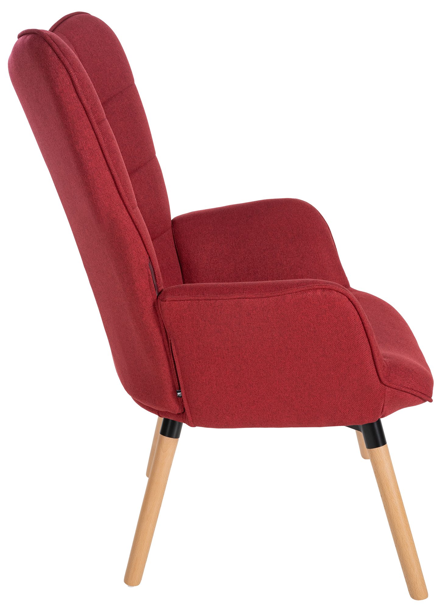 Sessel Garding Stoff-Bezug rot