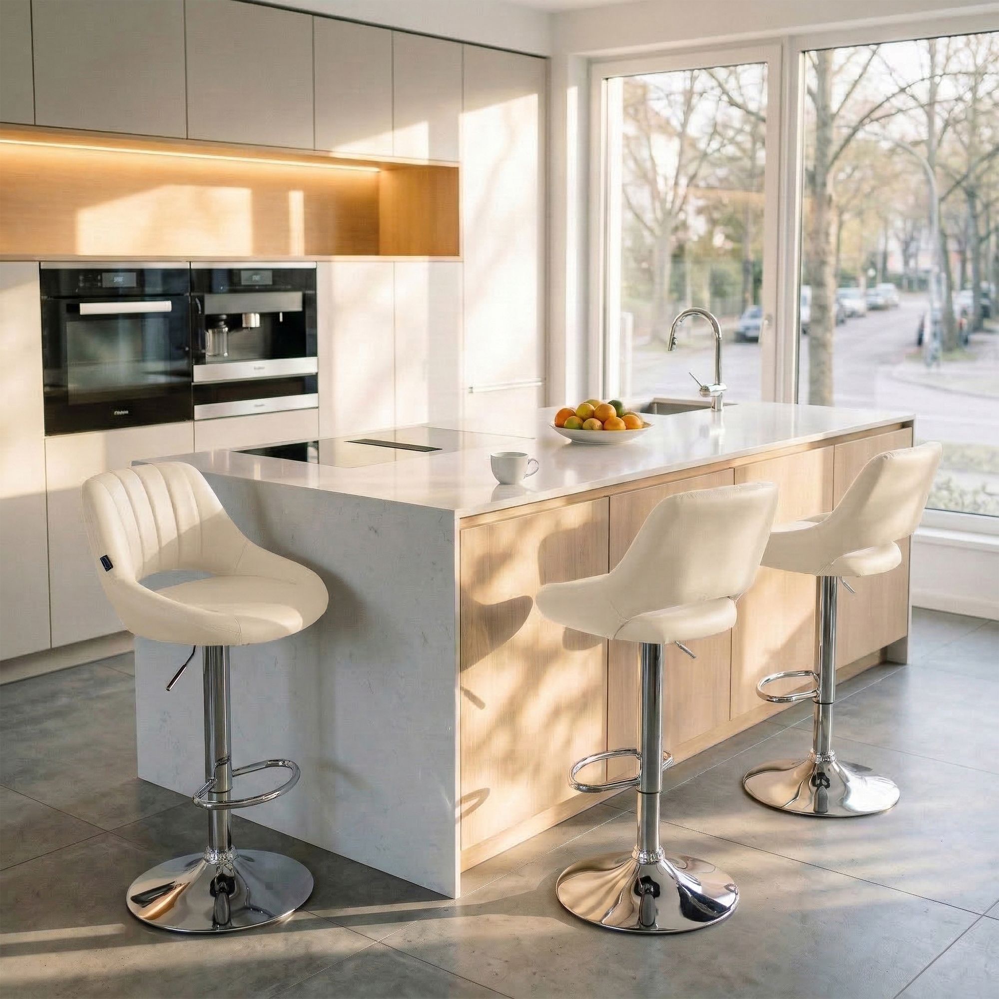 2er Set Barhocker Milet Kunstleder