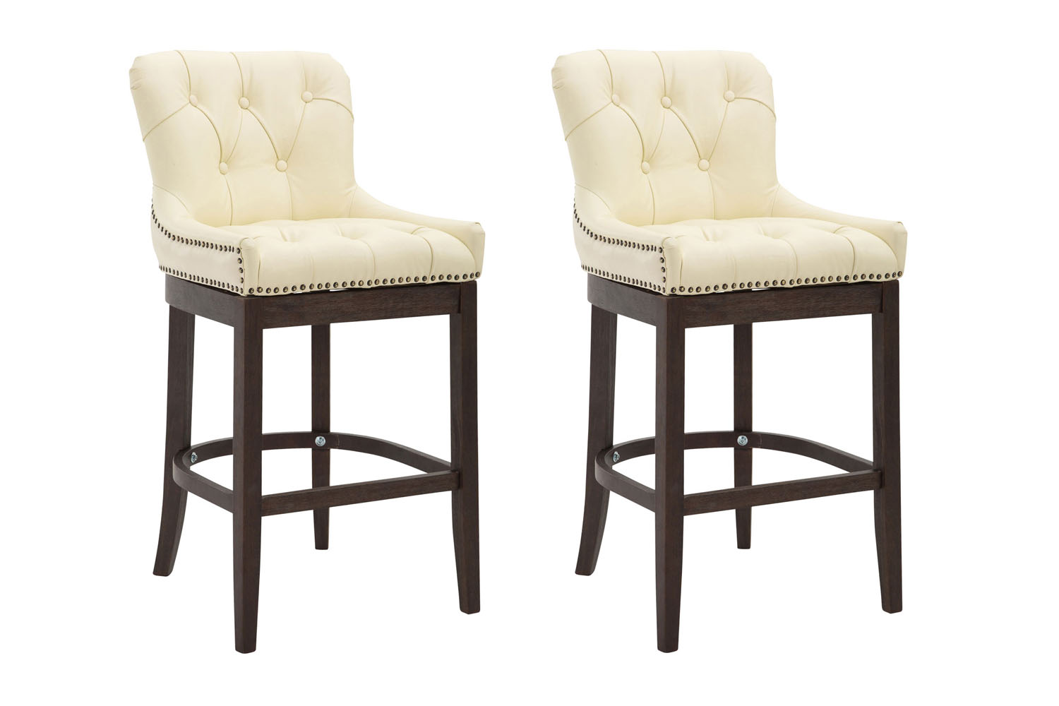 2er Set Barhocker Lakewood Echtleder