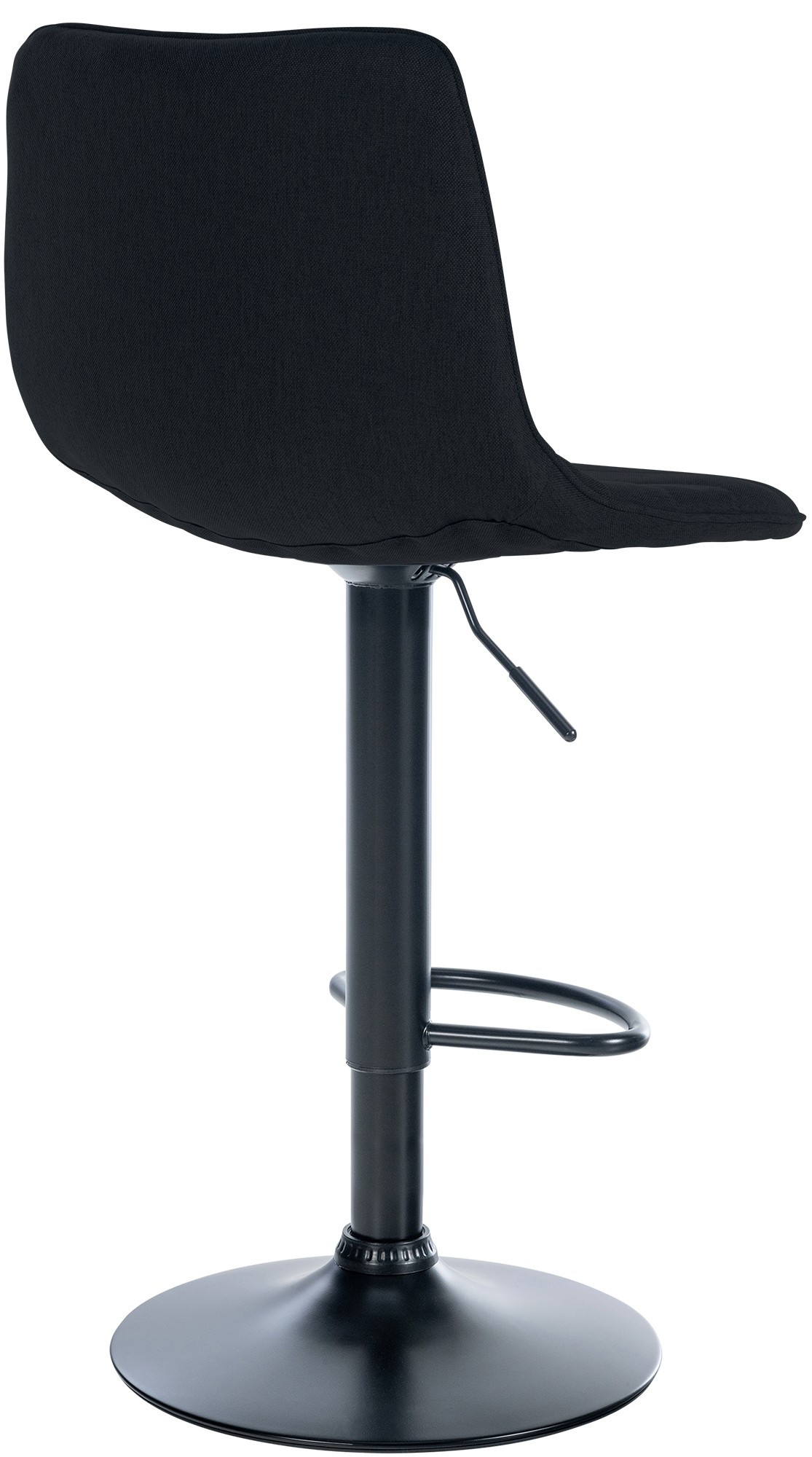 Barhocker Lex Stoff schwarz schwarz