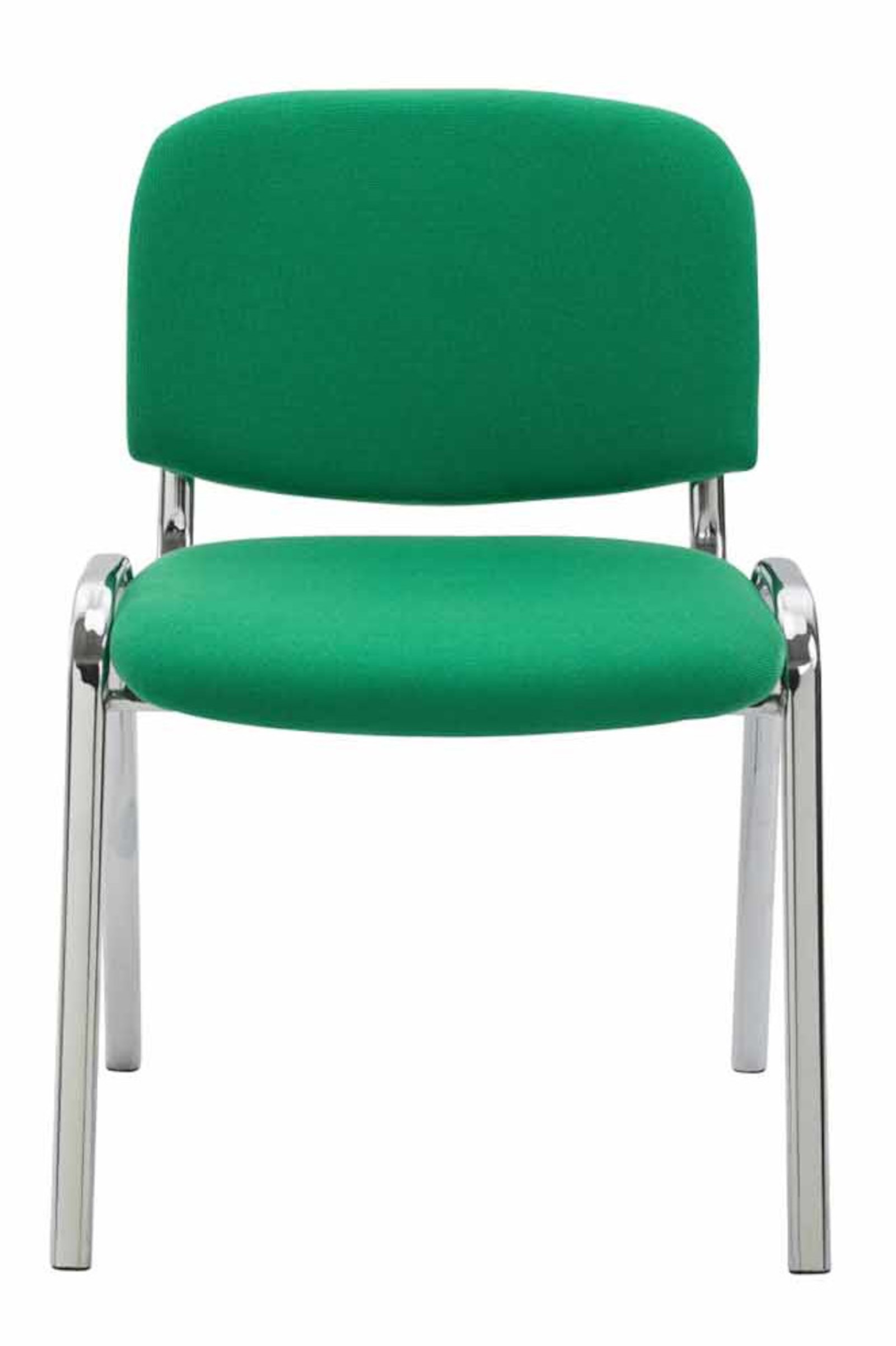 4er Set Stühle Ken Chrom Stoff
