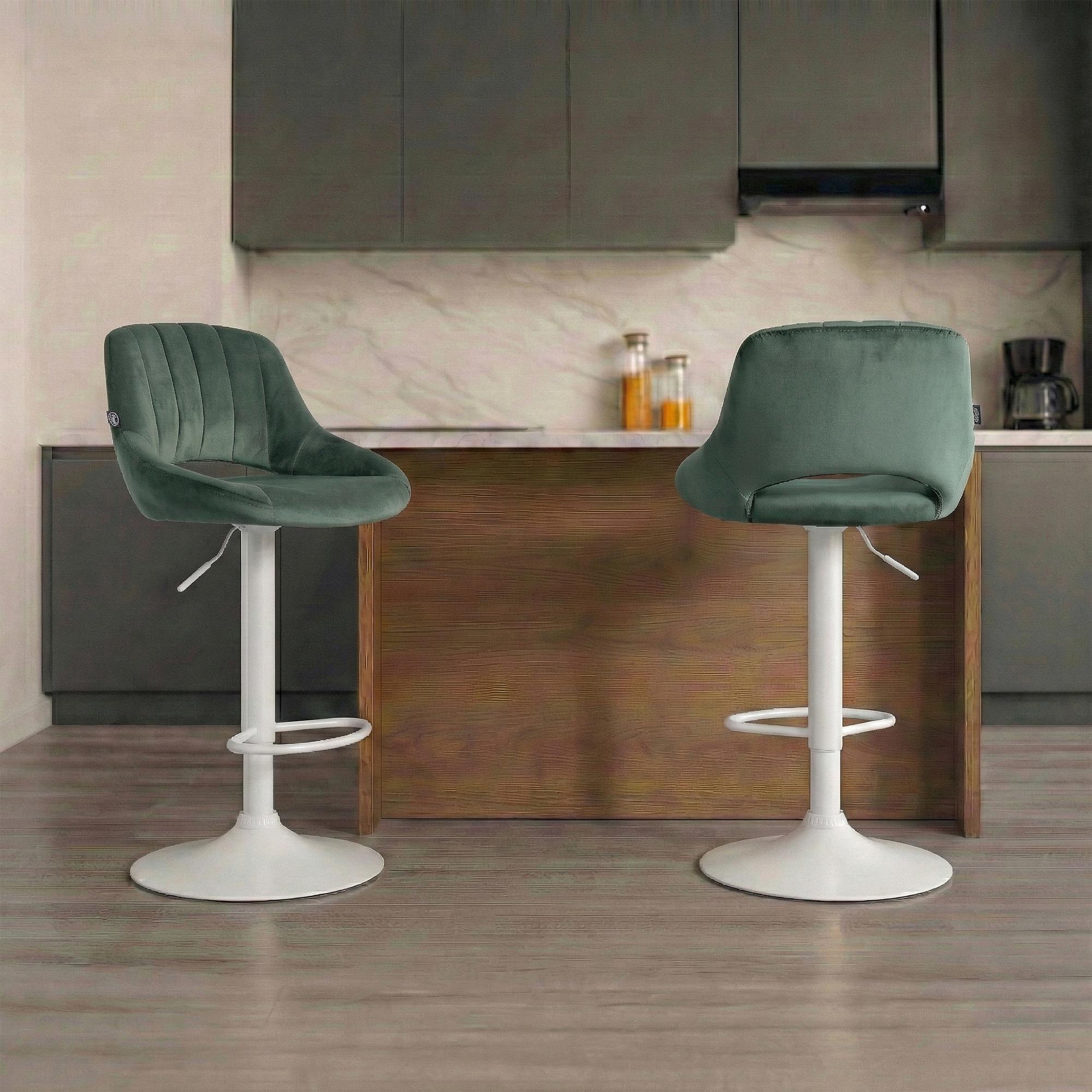 2er Set Barhocker Milet Samt