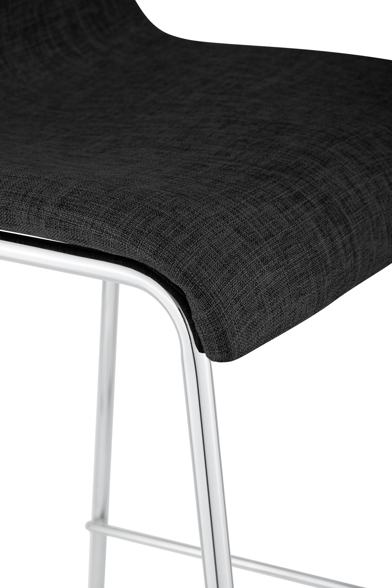 Barhocker Hover Stoff Vierfußgestell