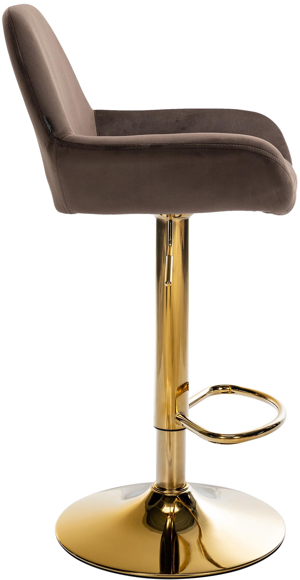 Barhocker Braga Gold Samt