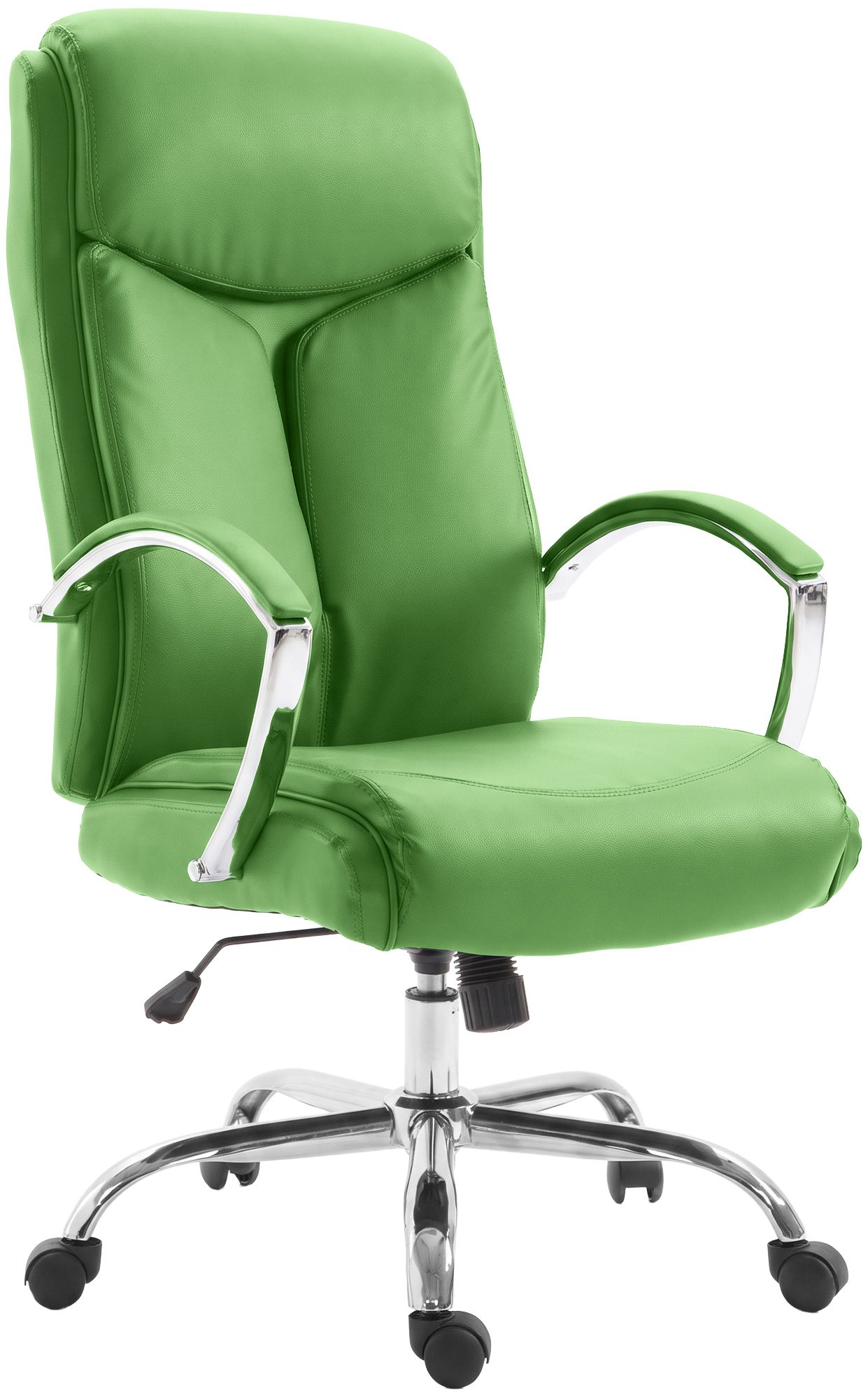Bürostuhl Arlen Lederoptik grün