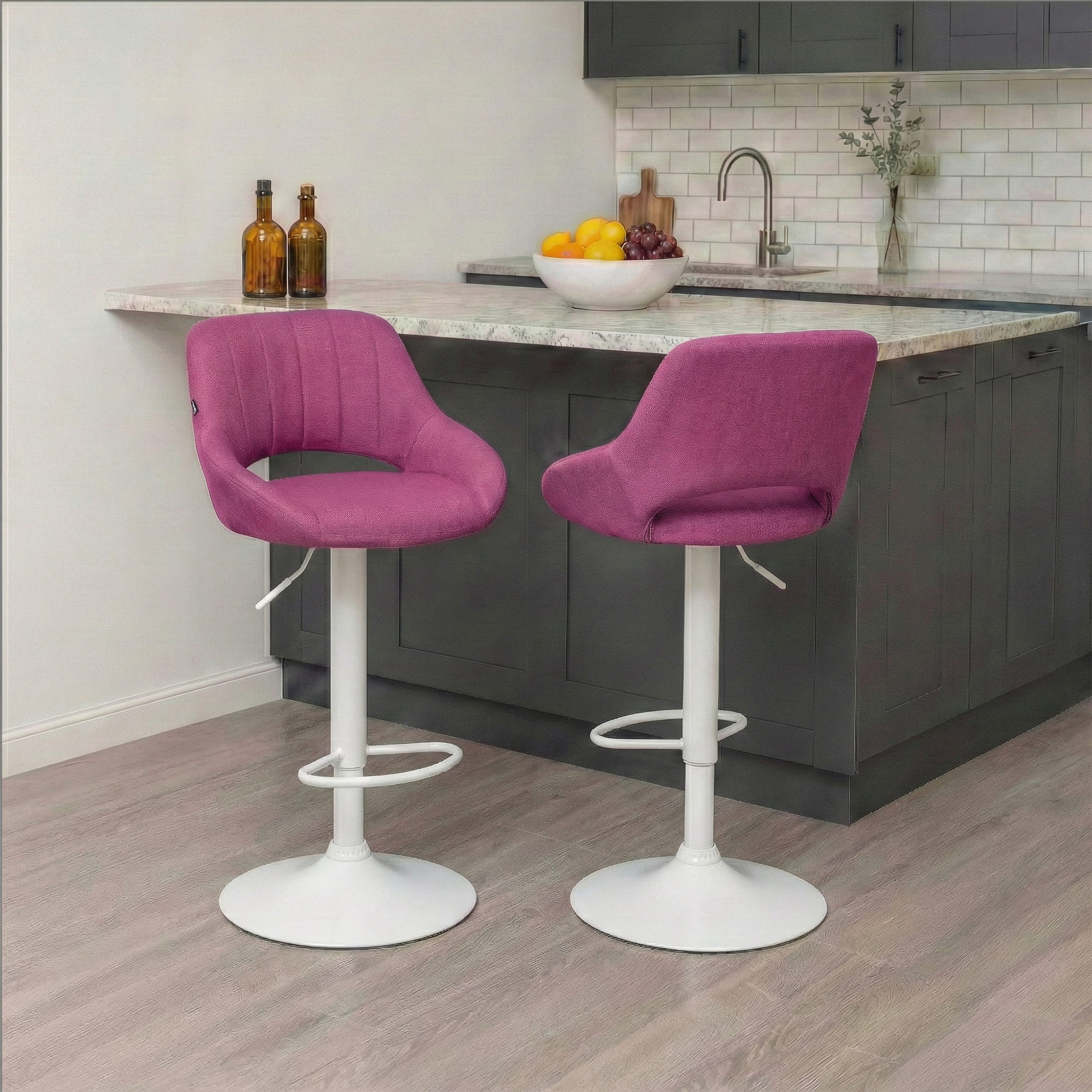 2er Set Barhocker Milet Stoff