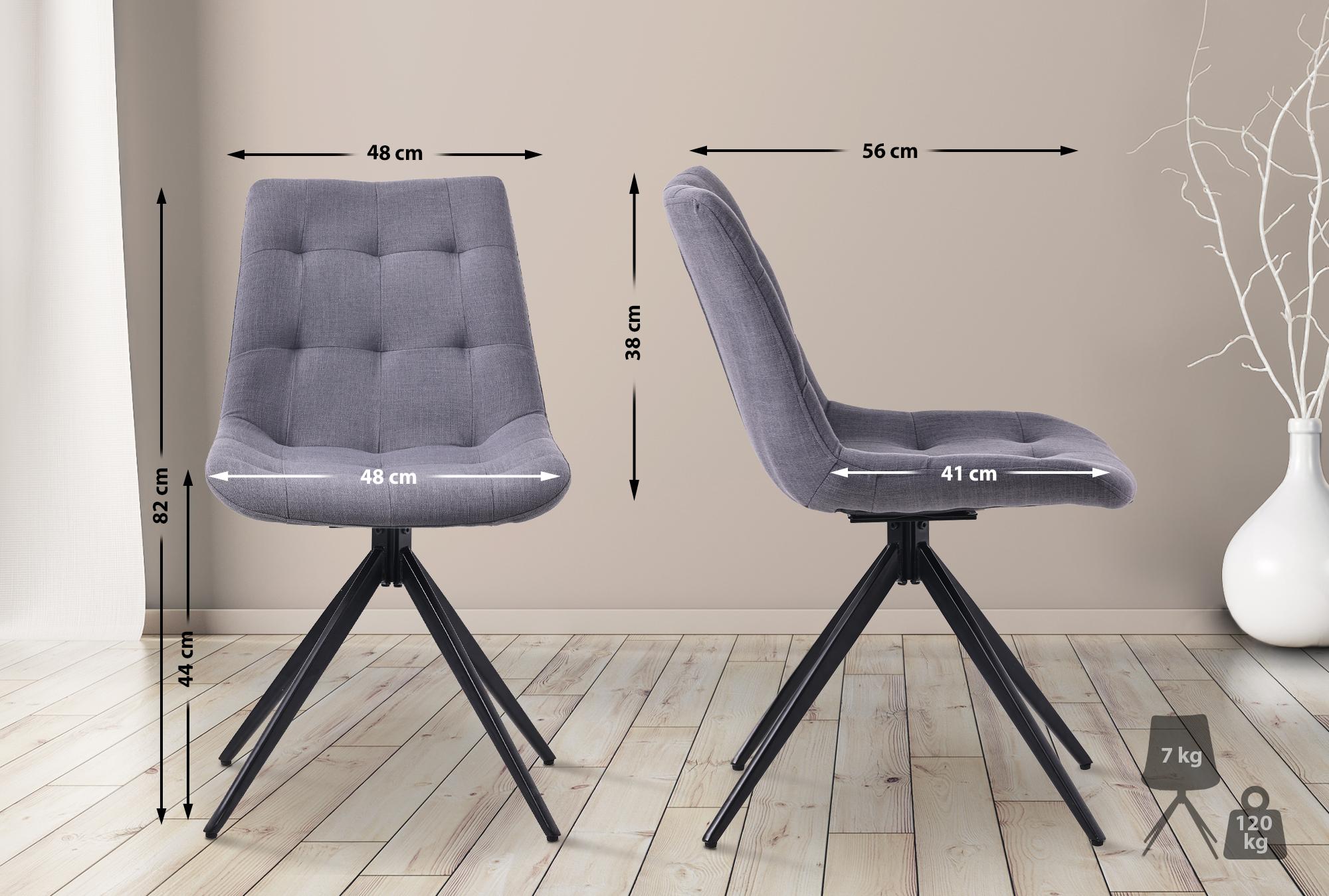 2er Set Esszimmerstuhl Merna
