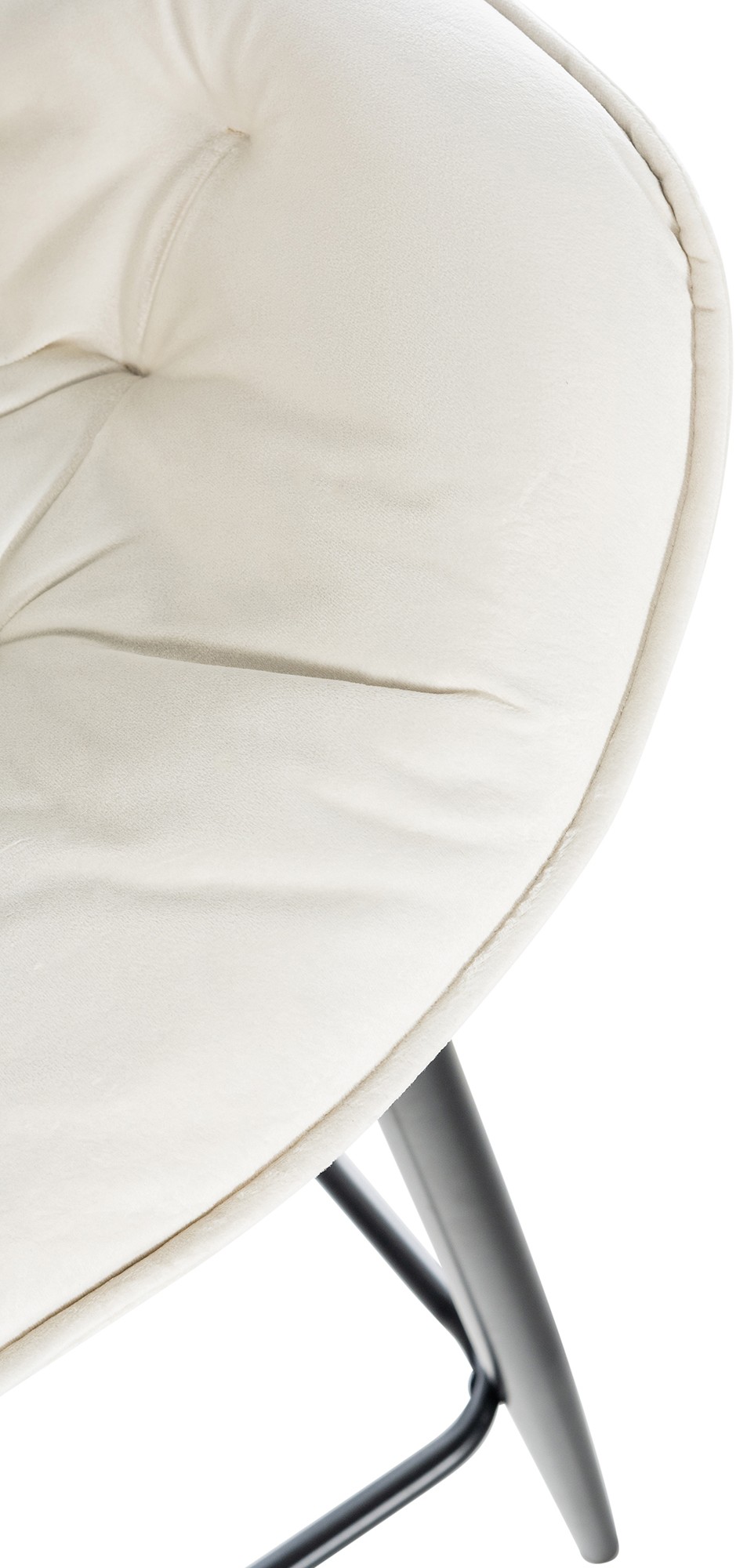Barhocker Gibson Samt Sitzhöhe 76 cm