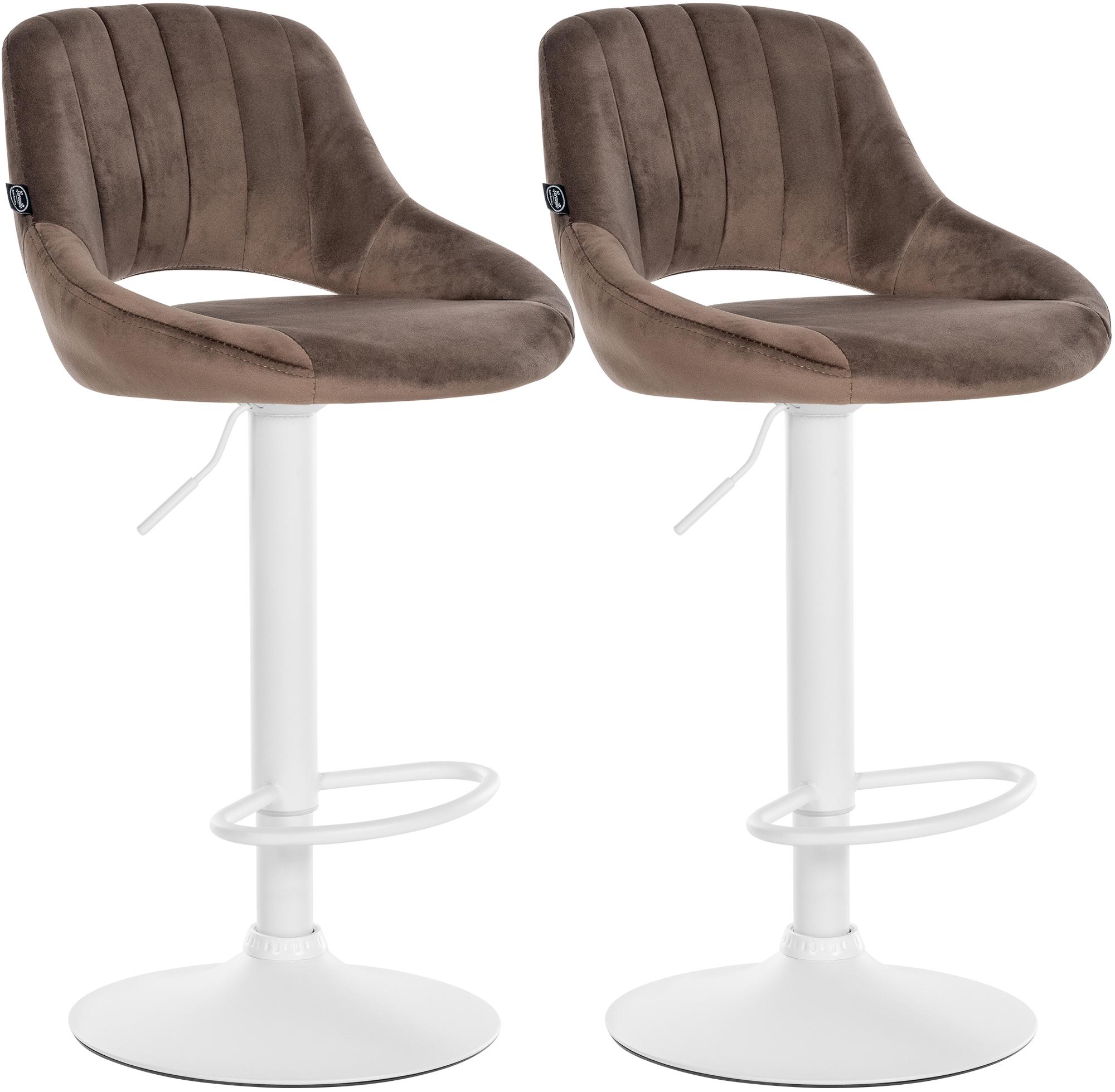 2er Set Barhocker Milet Samt