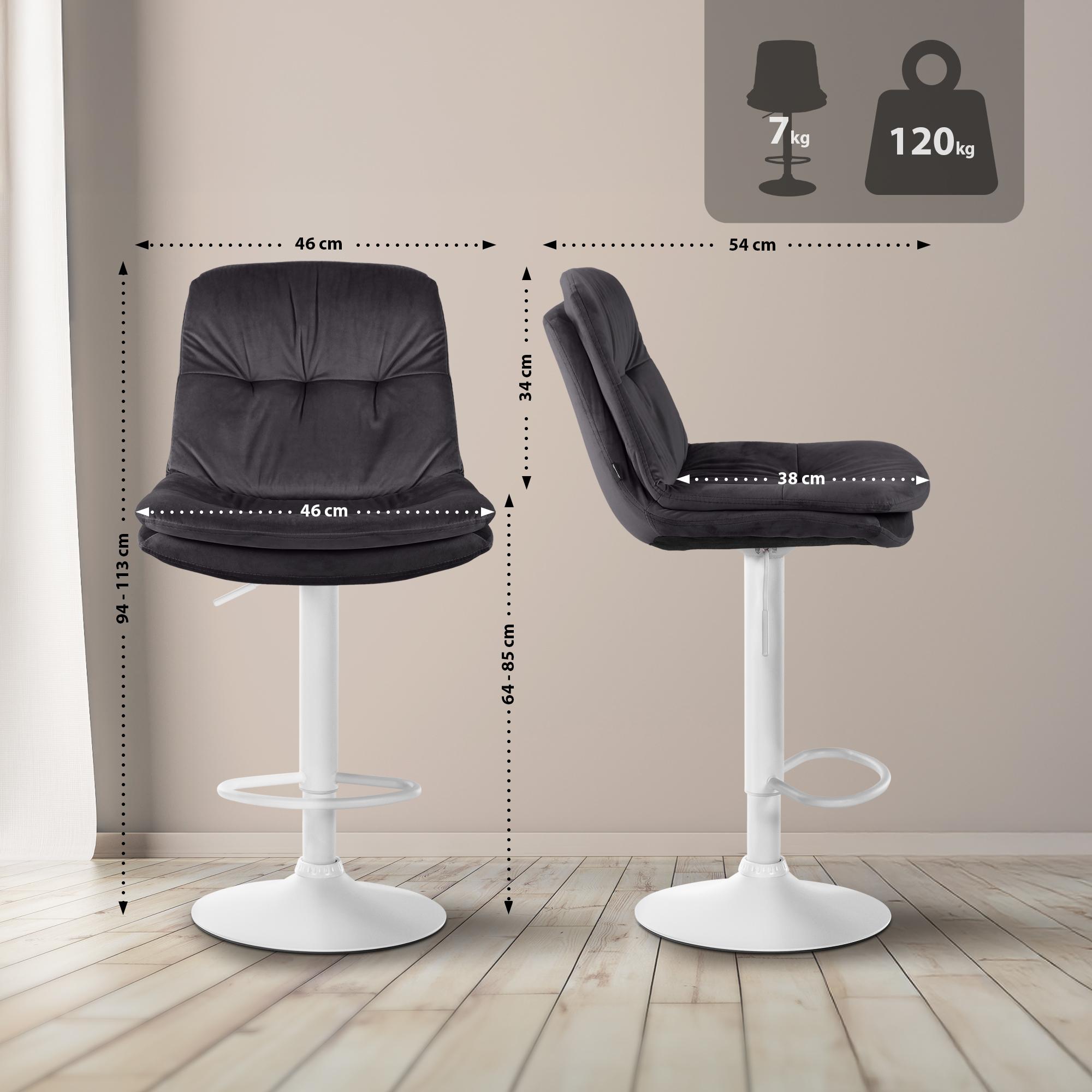 Barhocker Laurel Samt